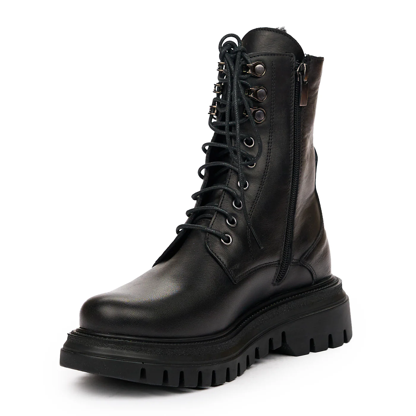 Ghete Negre Piele Dama 8279 - Image 4