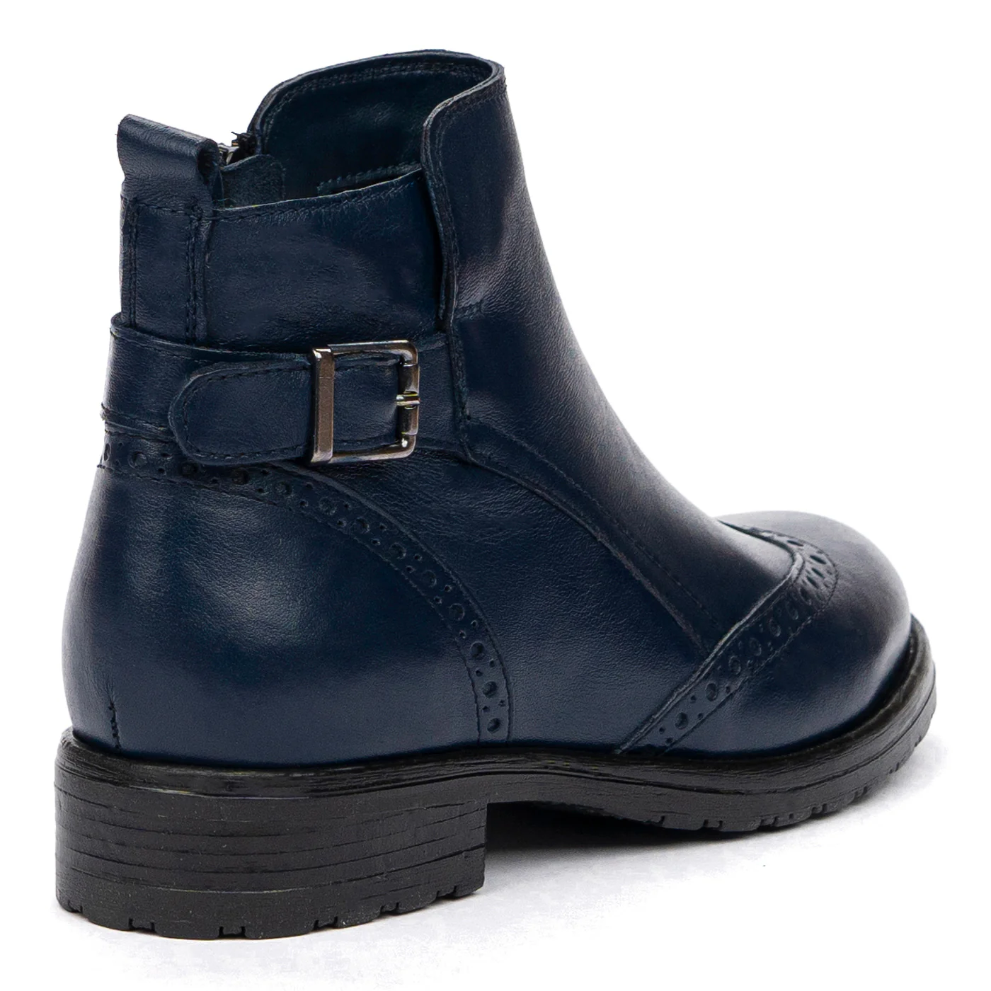 Ghete Piele cu Toc 3 Cm din Piele Naturala 8479 - Image 2