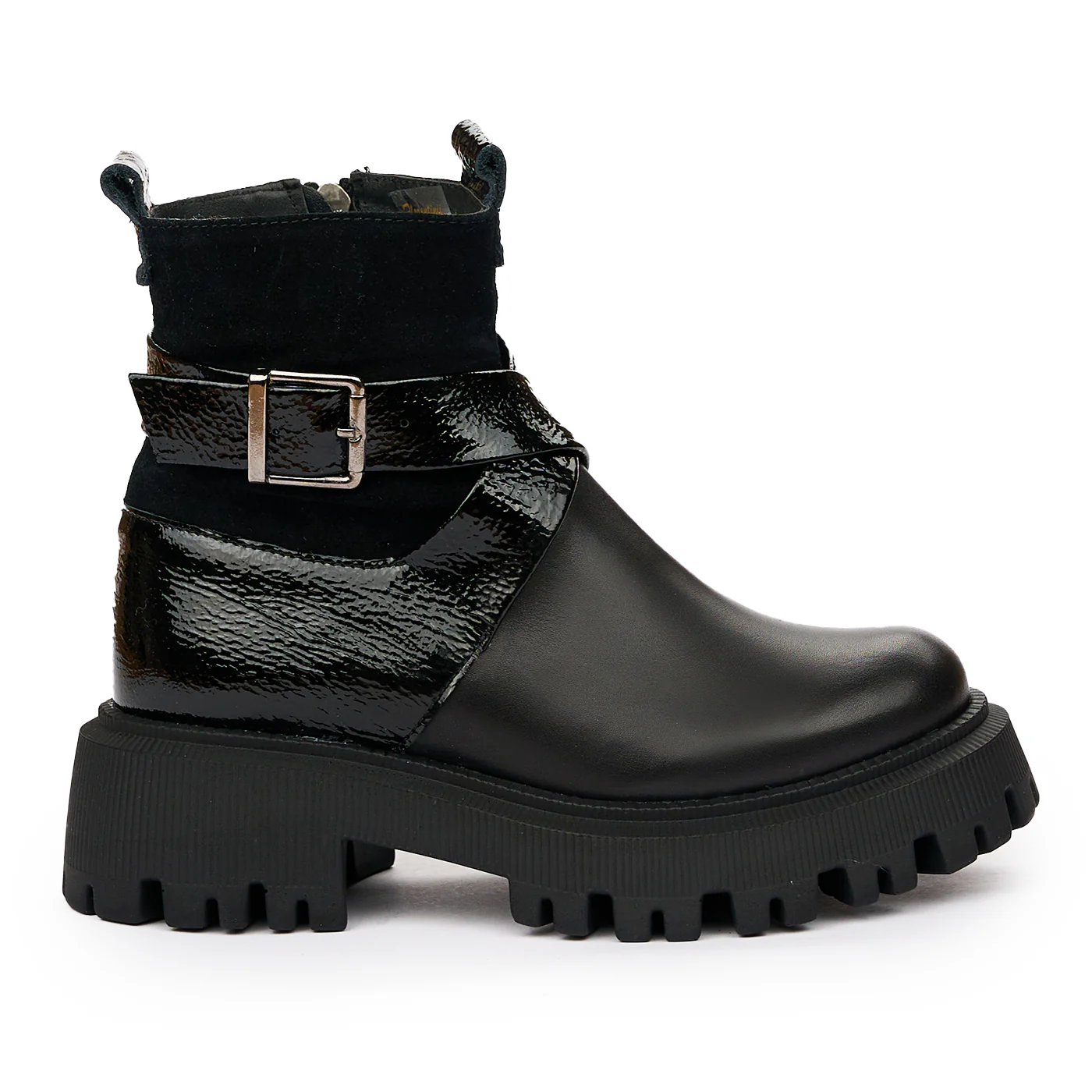Ghete Piele Dama Negre 8280