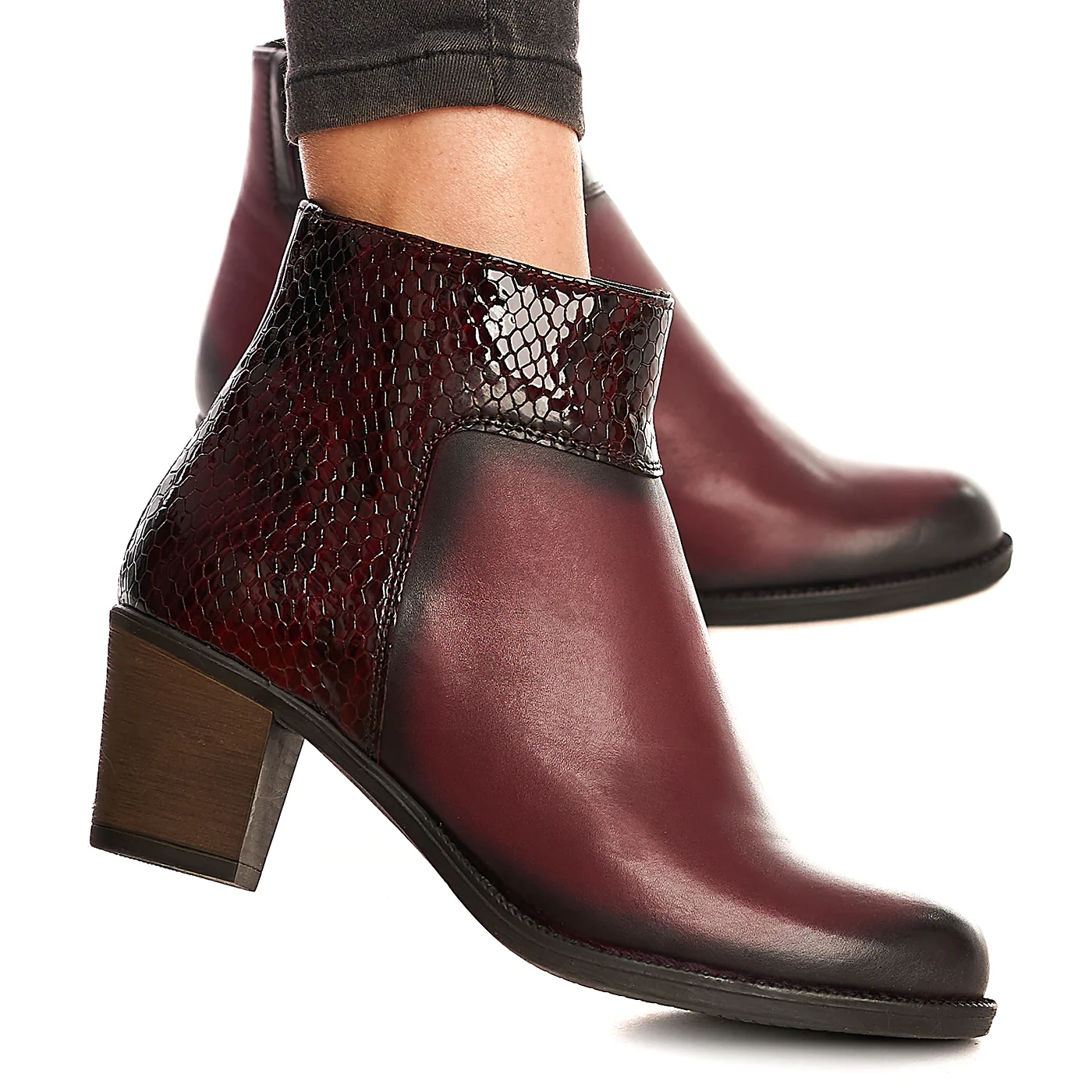 Ghete Piele Naturala 3028