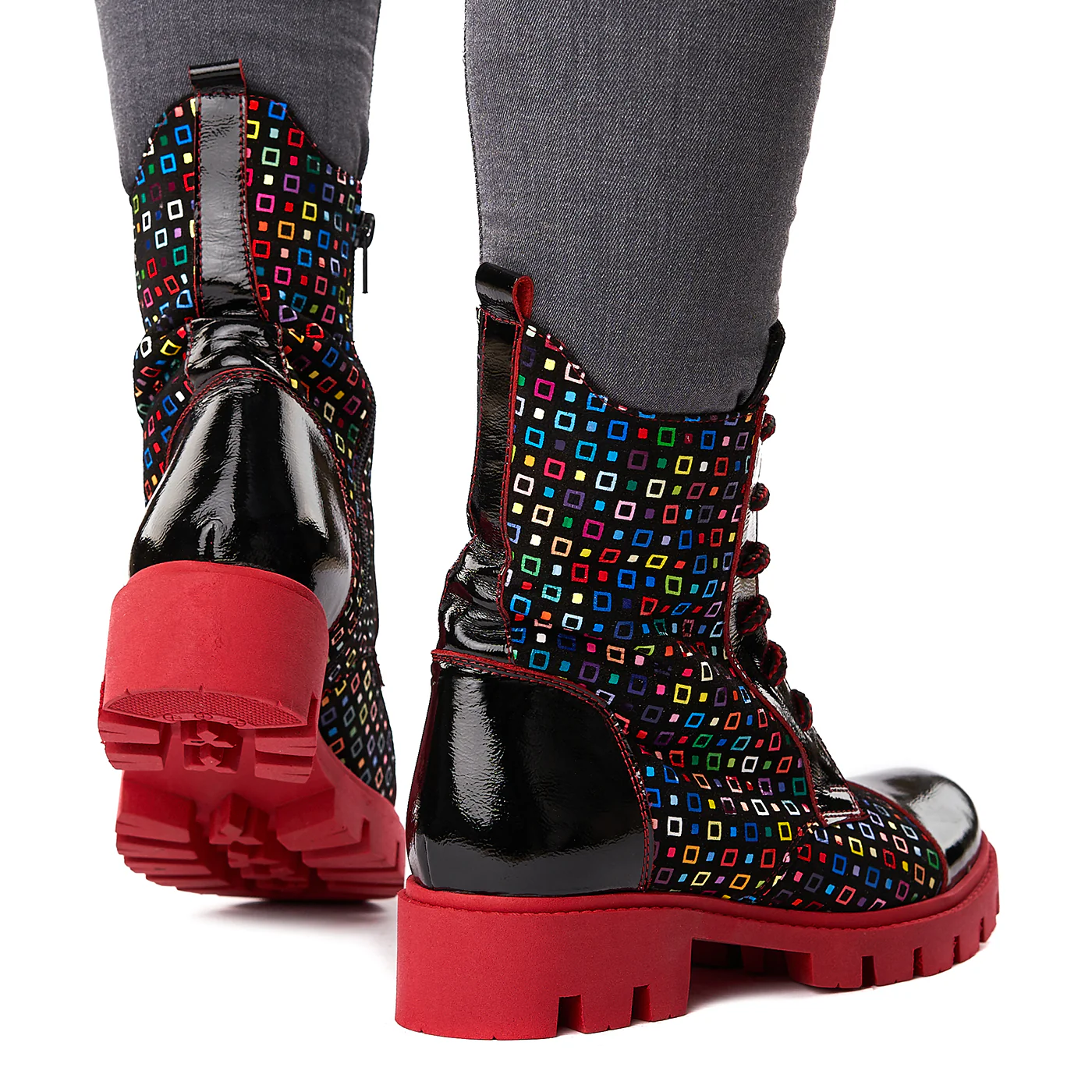 Ghete Piele Naturala Neagra 3541 - Image 4
