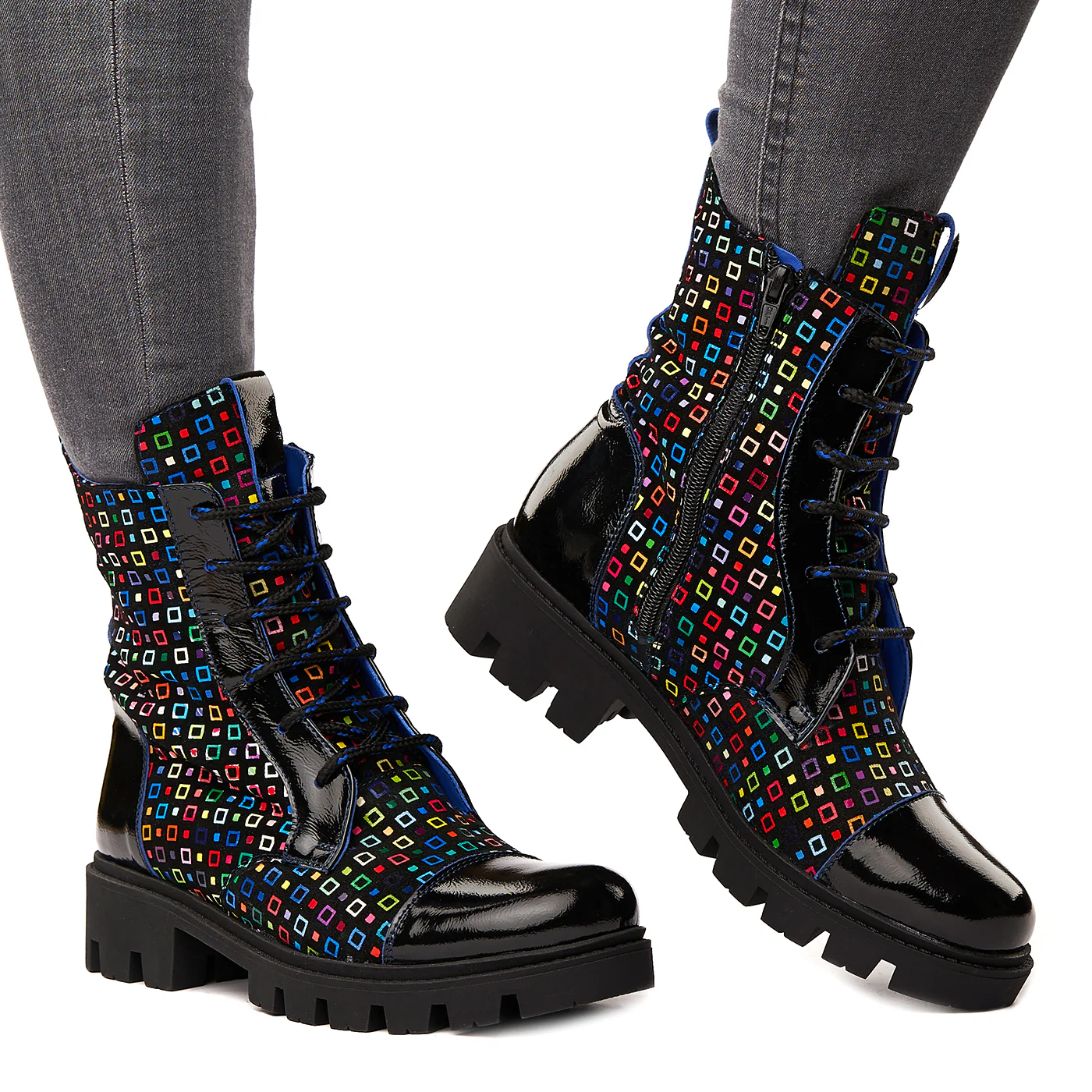 Ghete Piele Naturala Neagra 3592 - Image 2