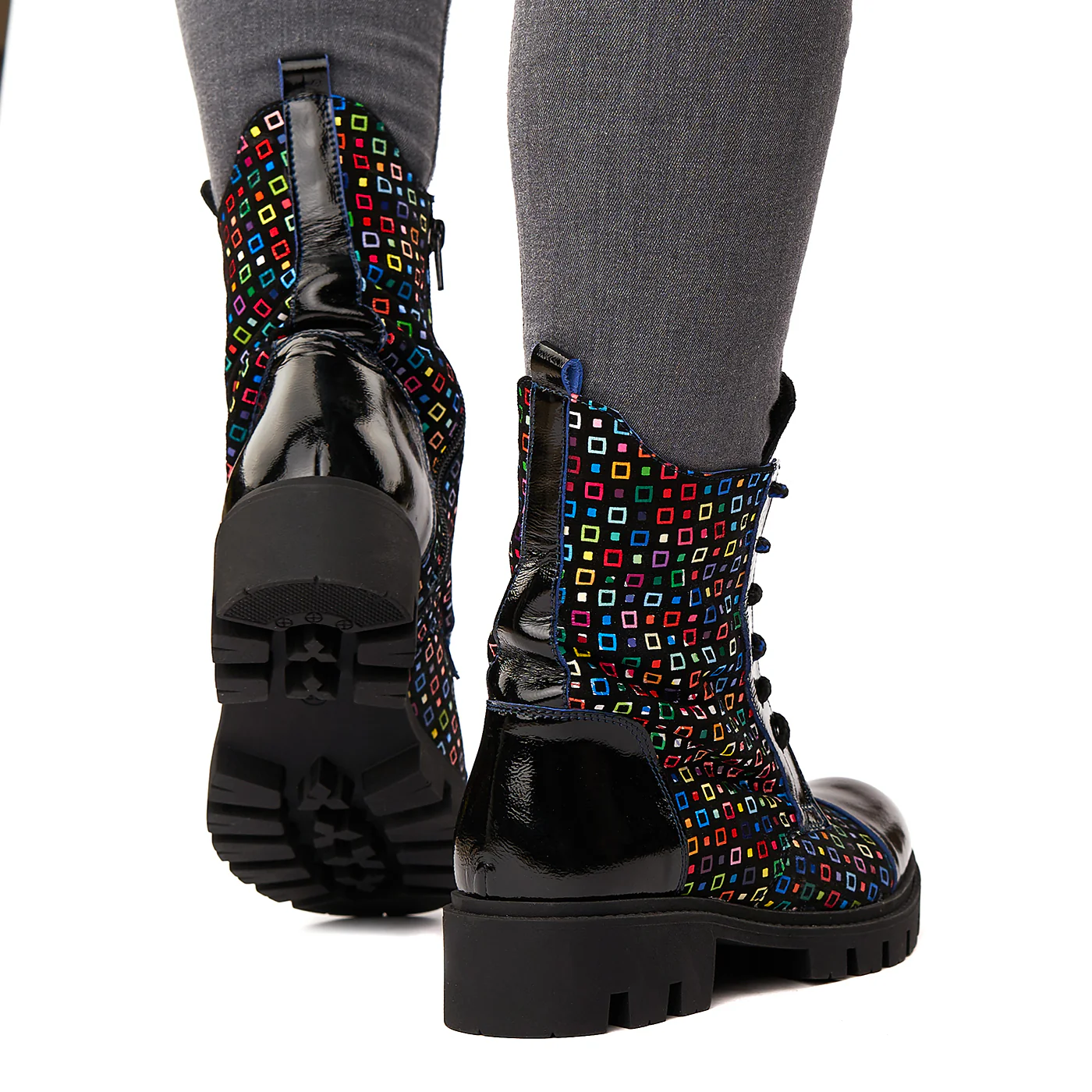 Ghete Piele Naturala Neagra 3592 - Image 4