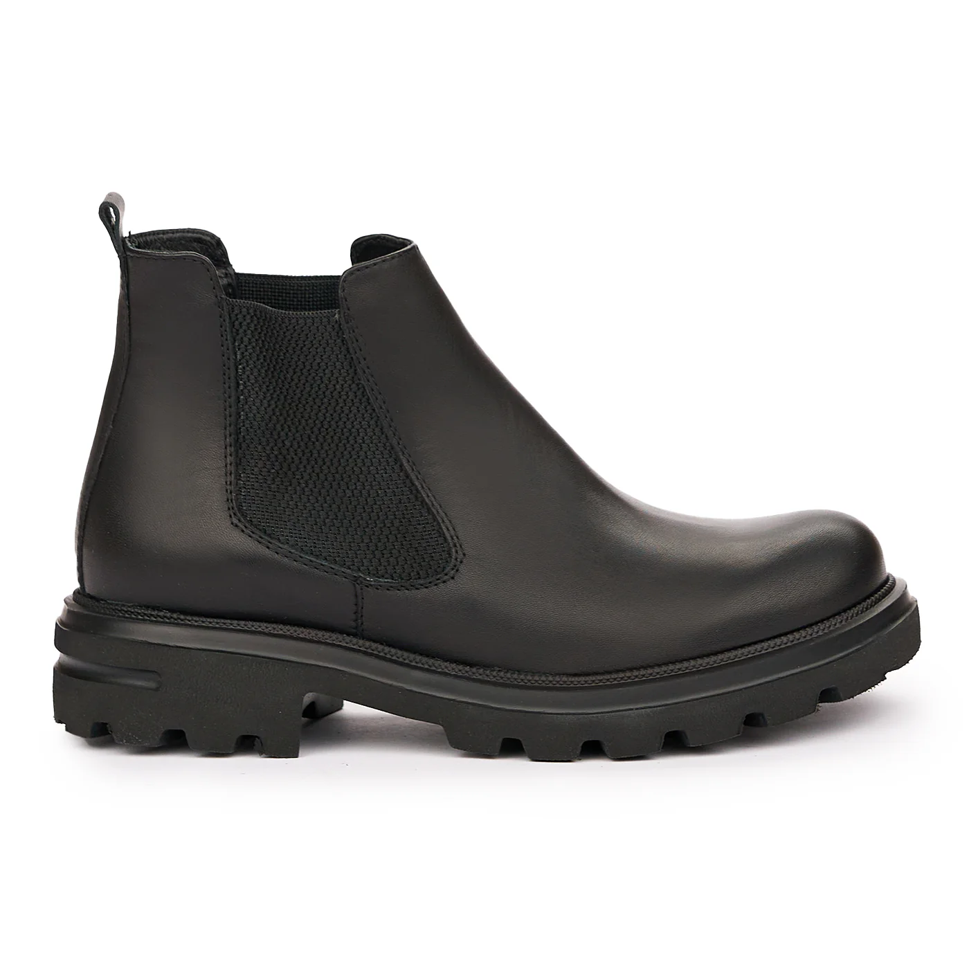 Ghete Piele Naturala neagra 3945