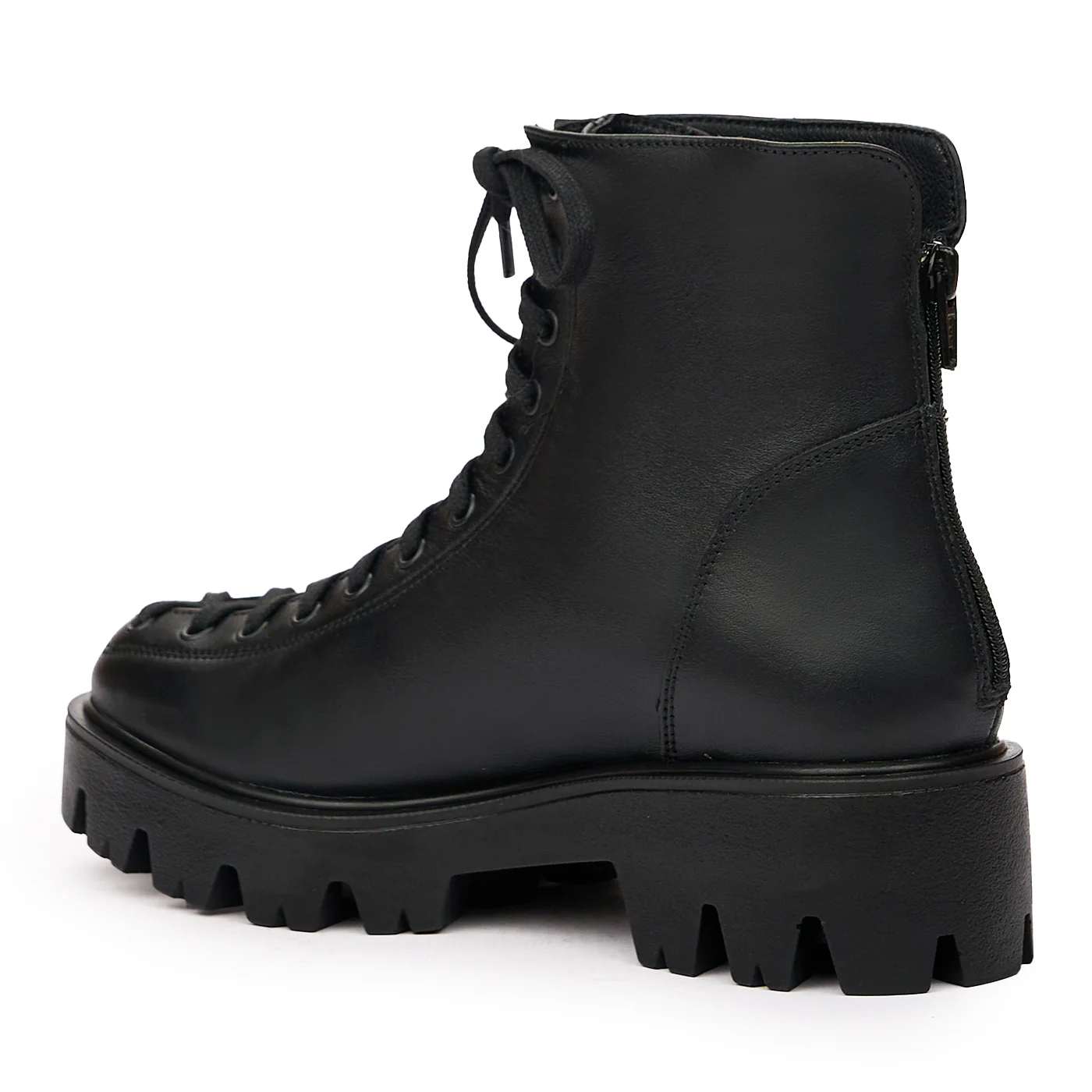 Ghete Piele Naturala neagra 8234 - Image 3
