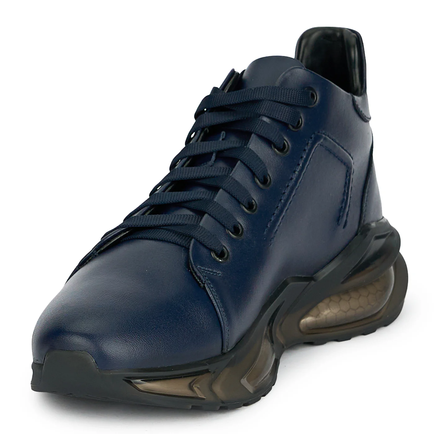 Ghete sport barbati din piele naturala bleumarin 20025 - Image 3