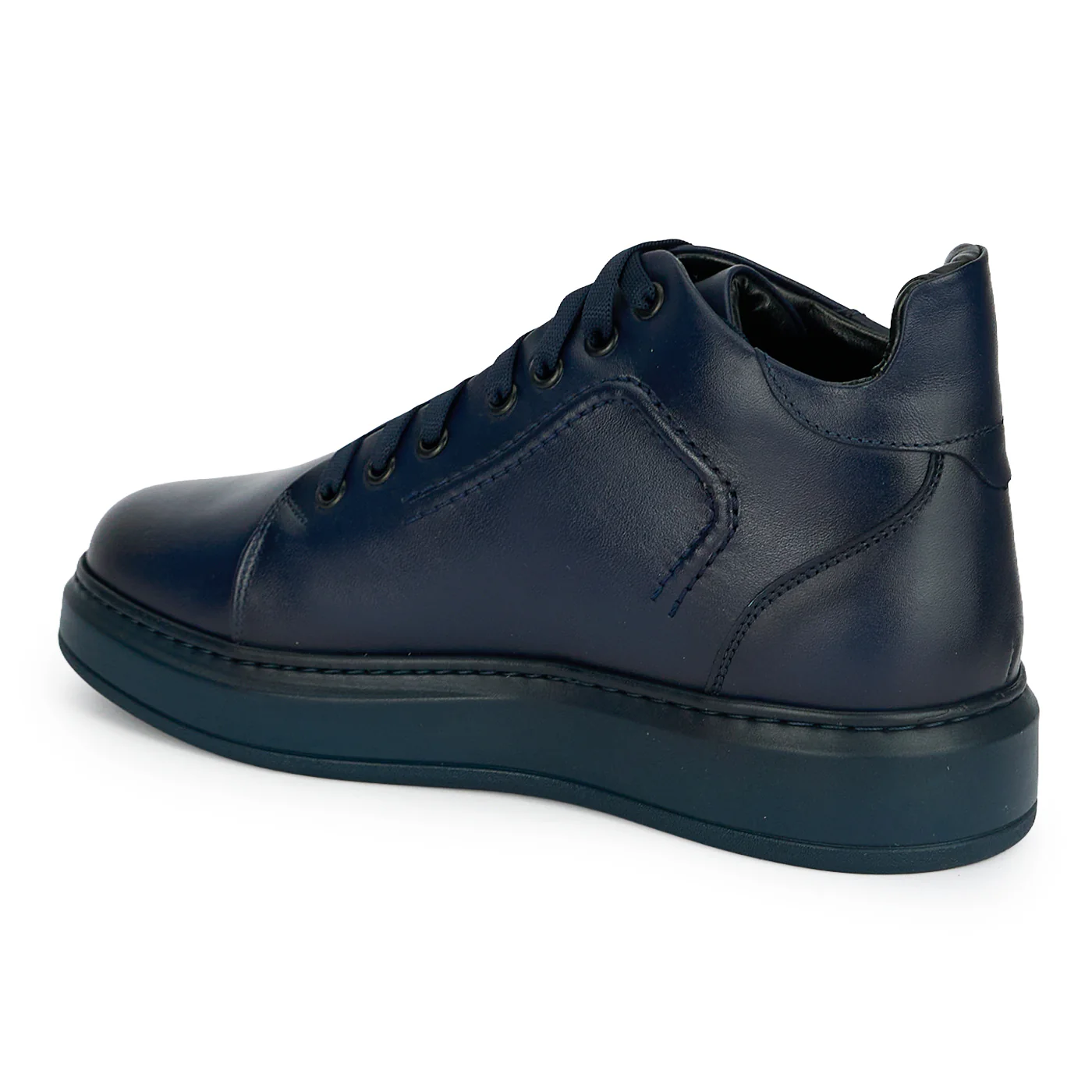 Ghete sport barbati din piele naturala bleumarin 20026 - Image 2