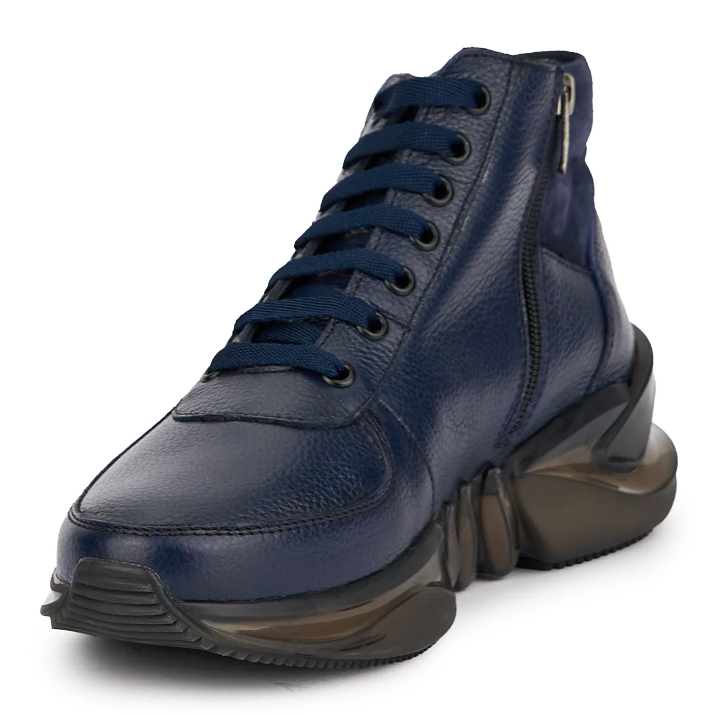Ghete sport barbati din piele naturala bleumarin 7780 - Image 3