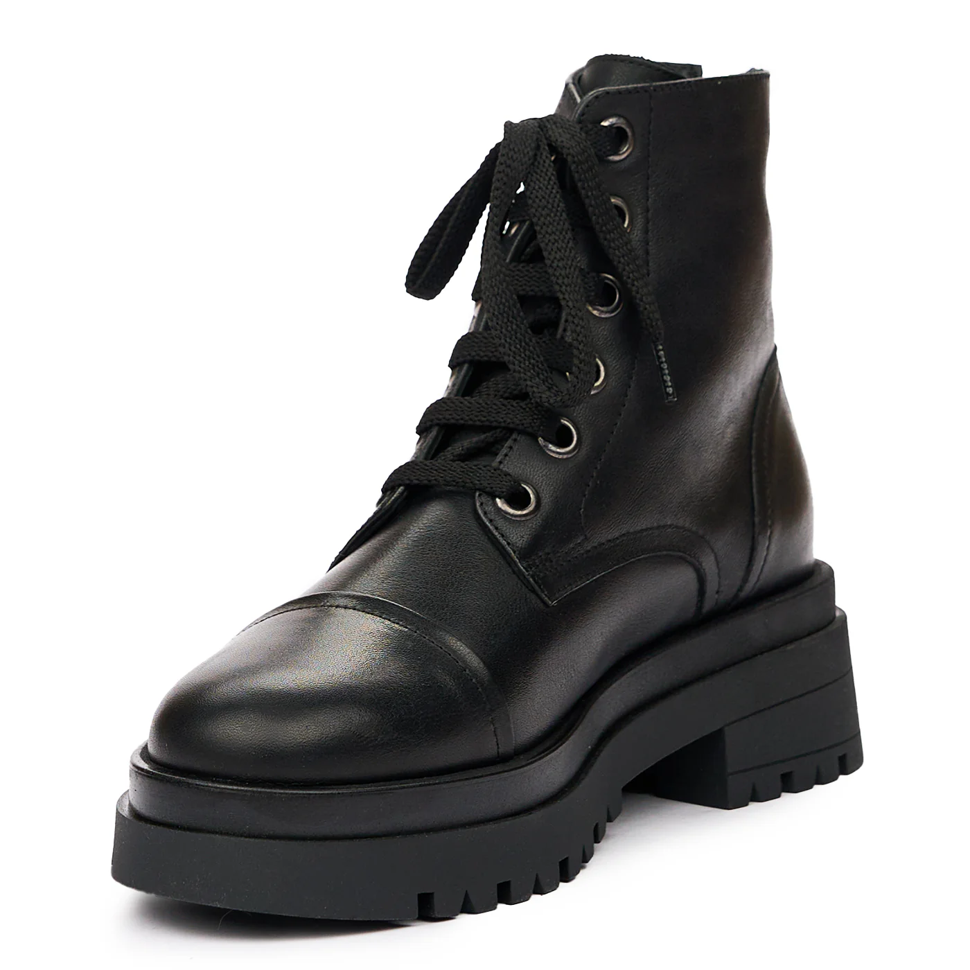 Ghete Toamna Dama Piele Naturala Neagra (Toamna-Iarna) 8210 - Image 4