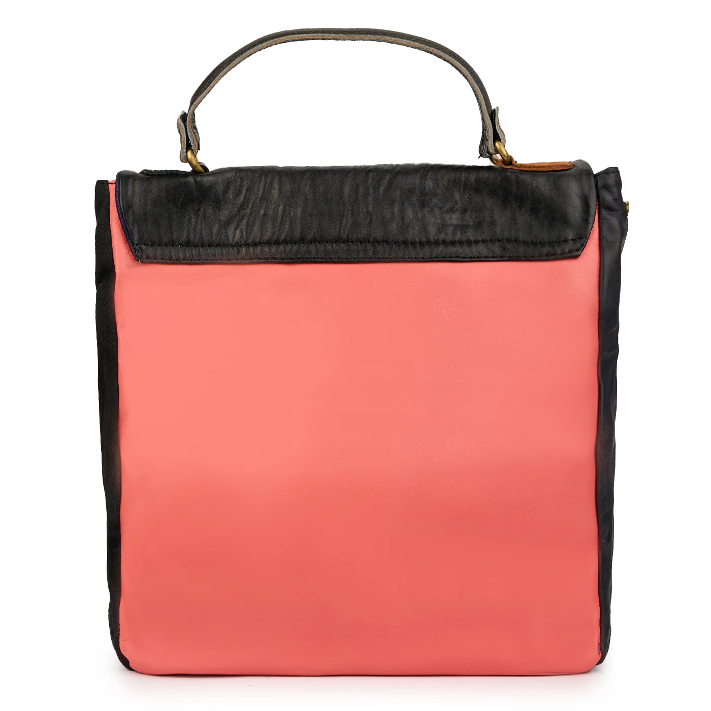 Ghiozdan dama din piele naturala multicolor 11557 - Image 3