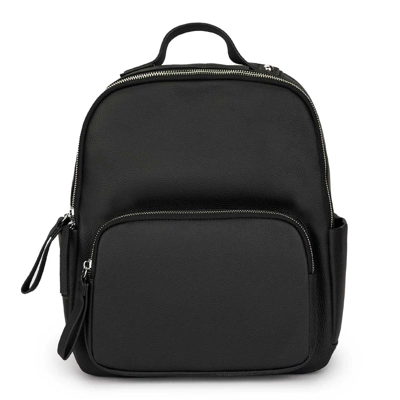 Ghiozdan din piele naturala neagra 21201