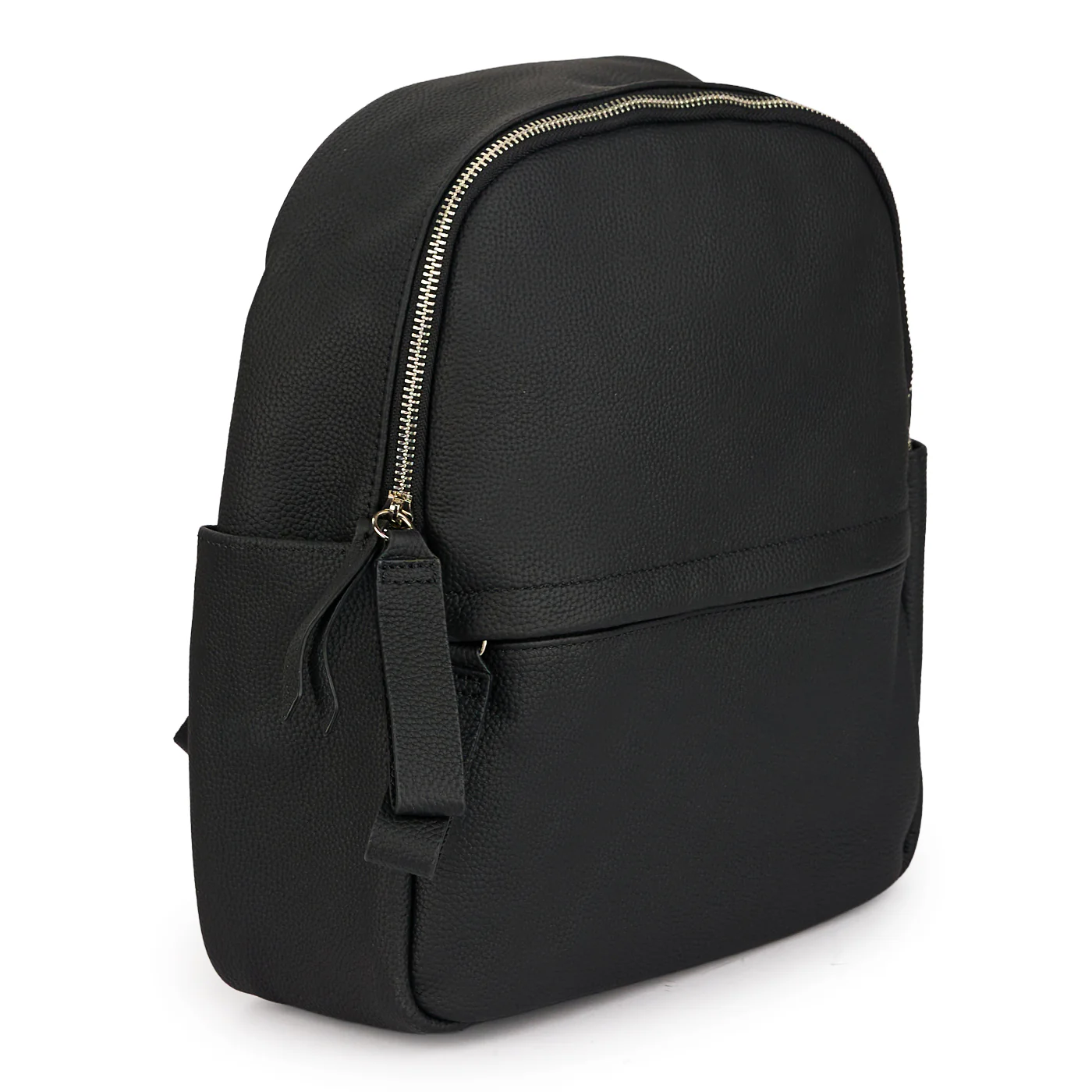 Ghiozdan din piele naturală neagra 21611 - Image 2