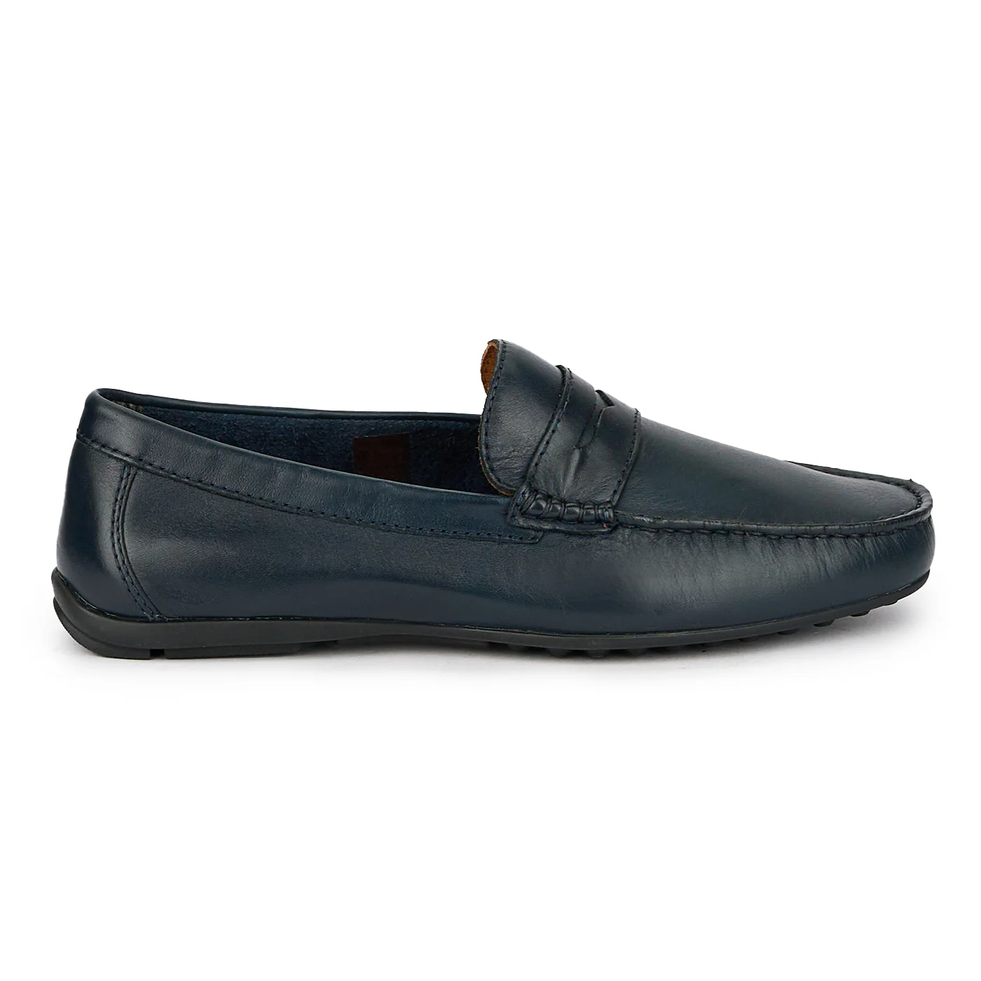 Mocasini barbati din piele naturala bleumarin 7741