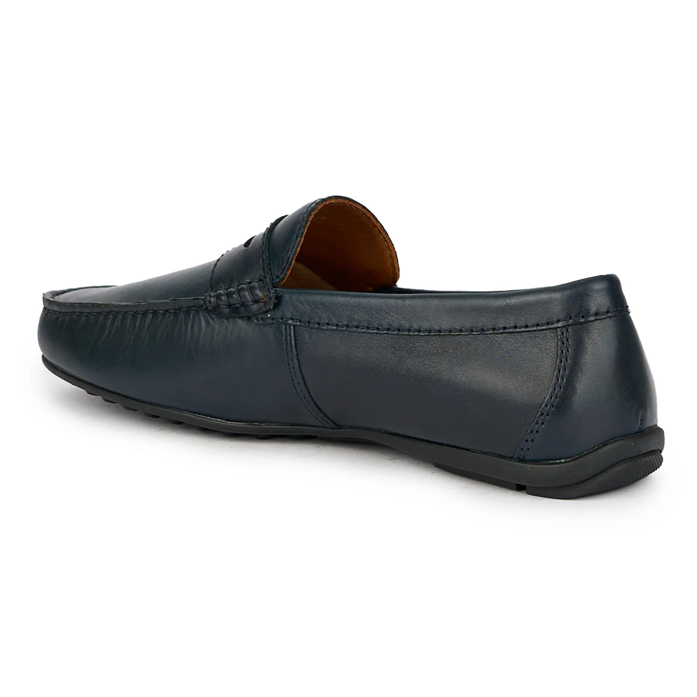 Mocasini barbati din piele naturala bleumarin 7741 - Image 2