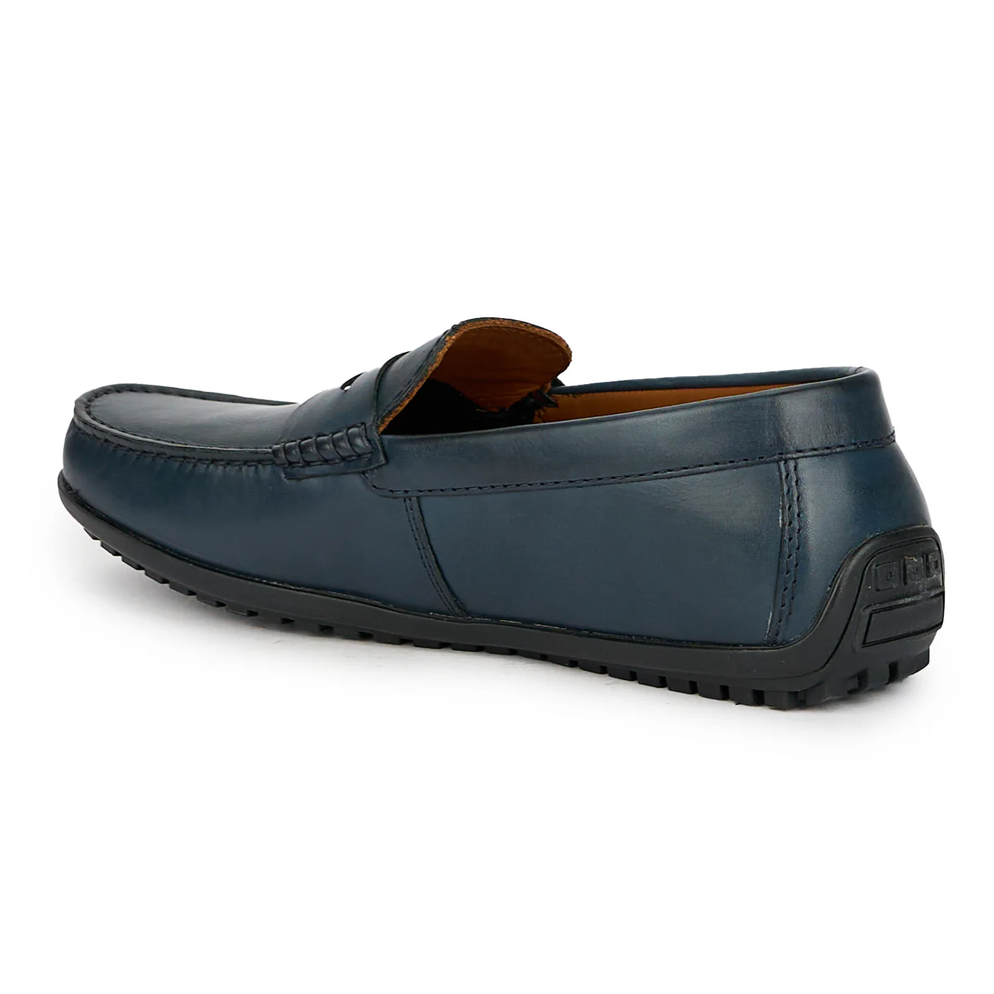 Mocasini barbati din piele naturala bleumarin 7742 - Image 2