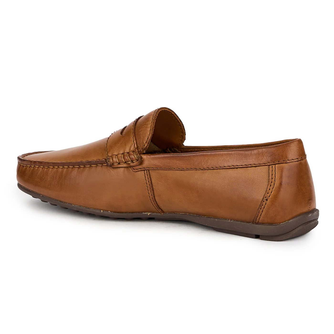 Mocasini barbati din piele naturala maro 7737 - Image 2