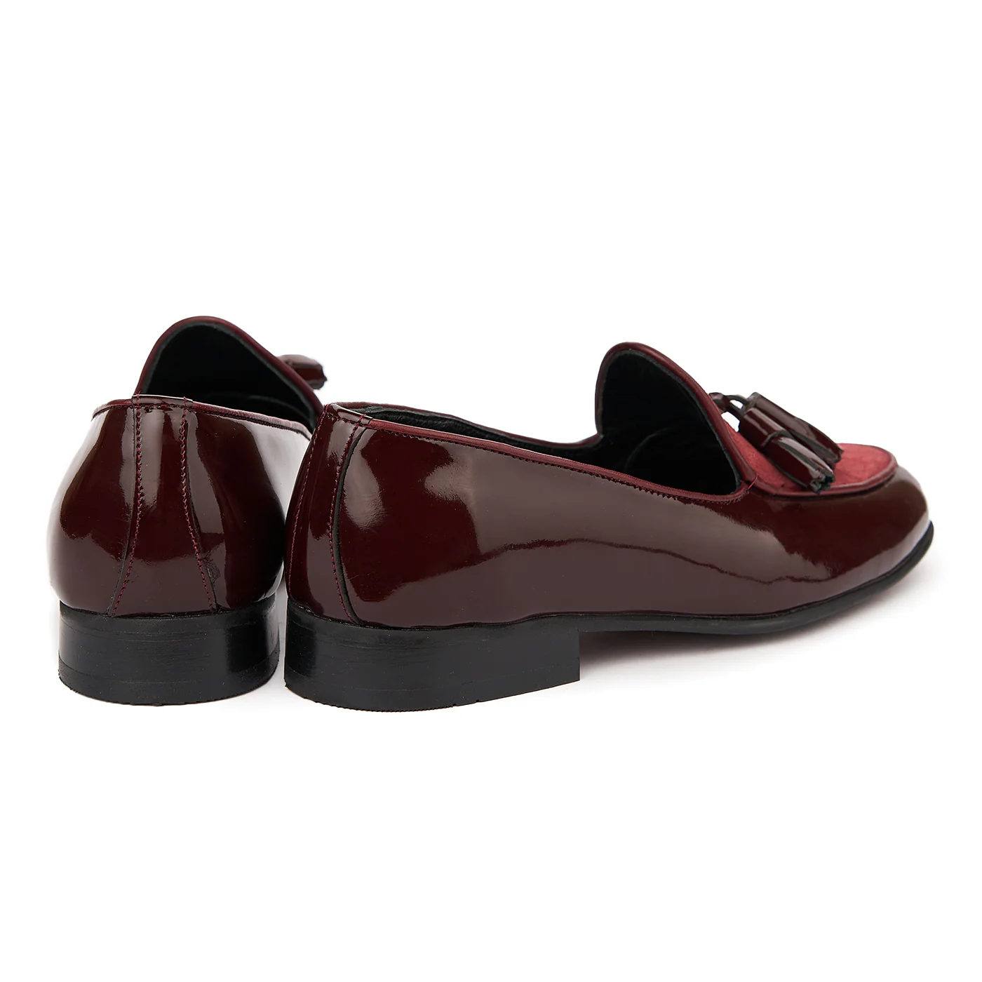 Mocasini Eleganti Din Piele Naturala Visiniu Box 1129 - Image 2