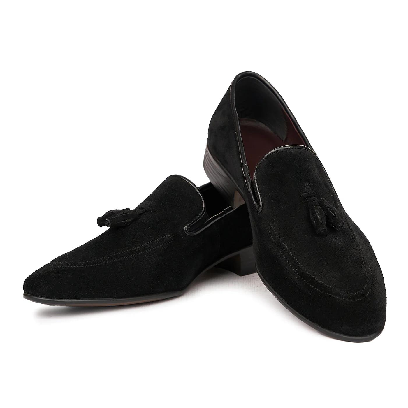Mocasini eleganti din piele naturala neagra 7059 - Image 2