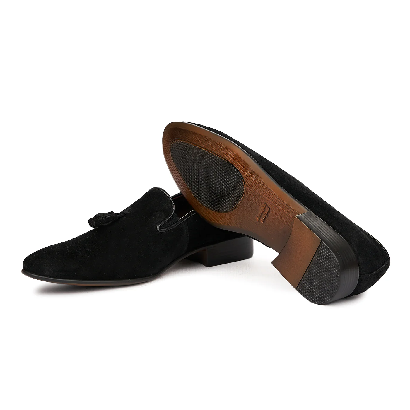 Mocasini eleganti din piele naturala neagra 7057 - Image 3
