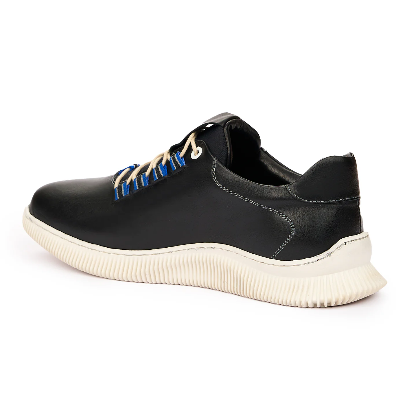 Pantofi barbatesti din piele naturala neagra 7221 - Image 3