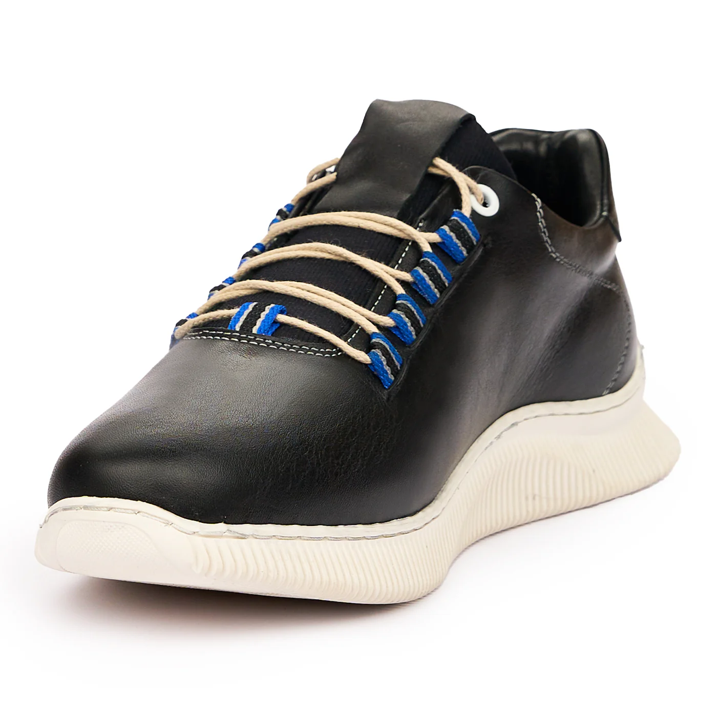 Pantofi barbatesti din piele naturala neagra 7221 - Image 4