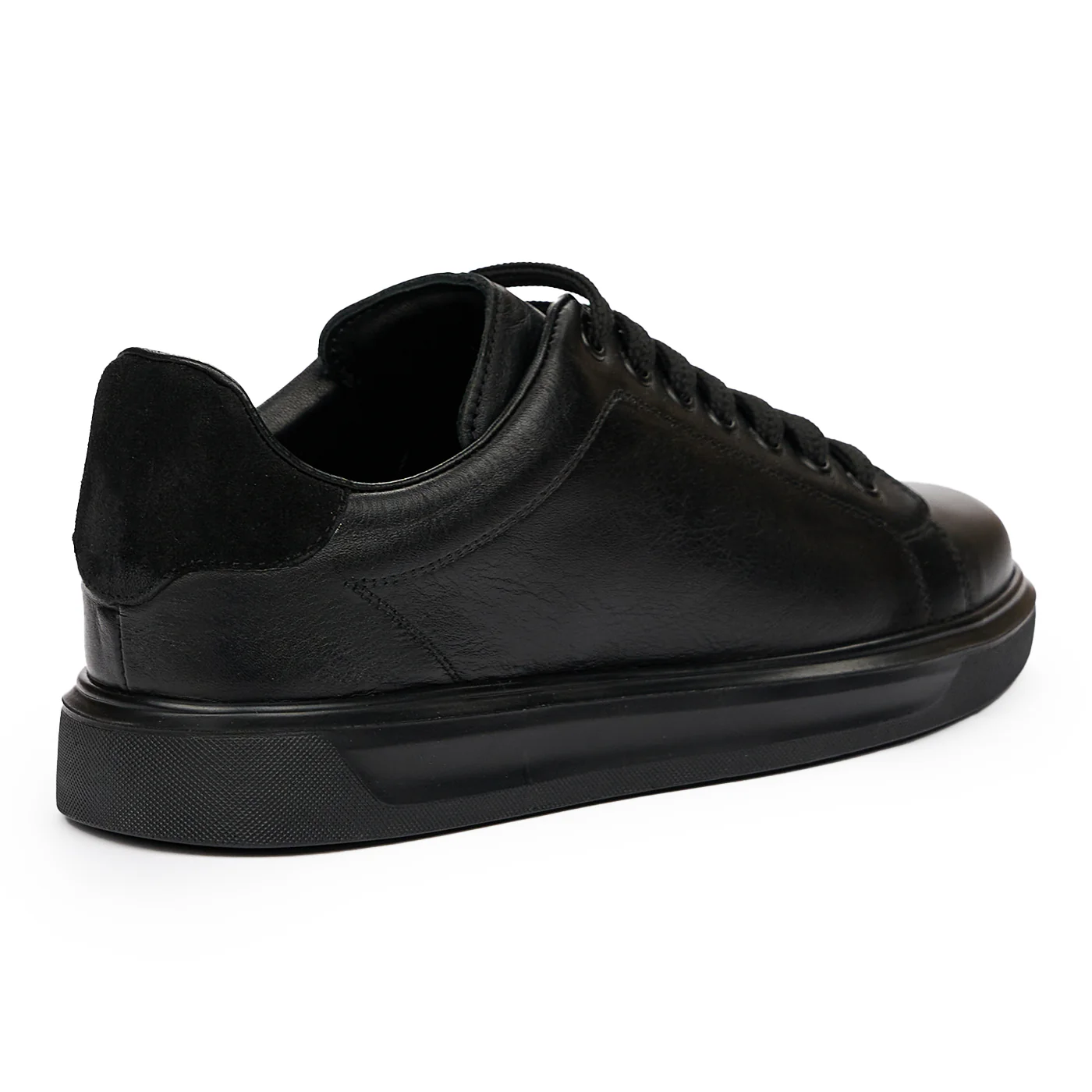 Pantofi barbatesti din piele naturala neagra 7224 - Image 2