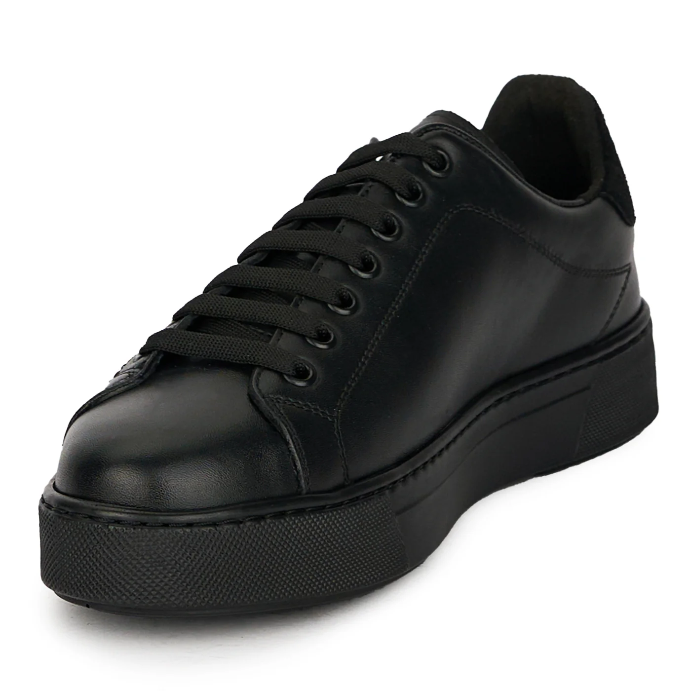 Pantofi barbatesti din piele naturala neagra 7829 - Image 3