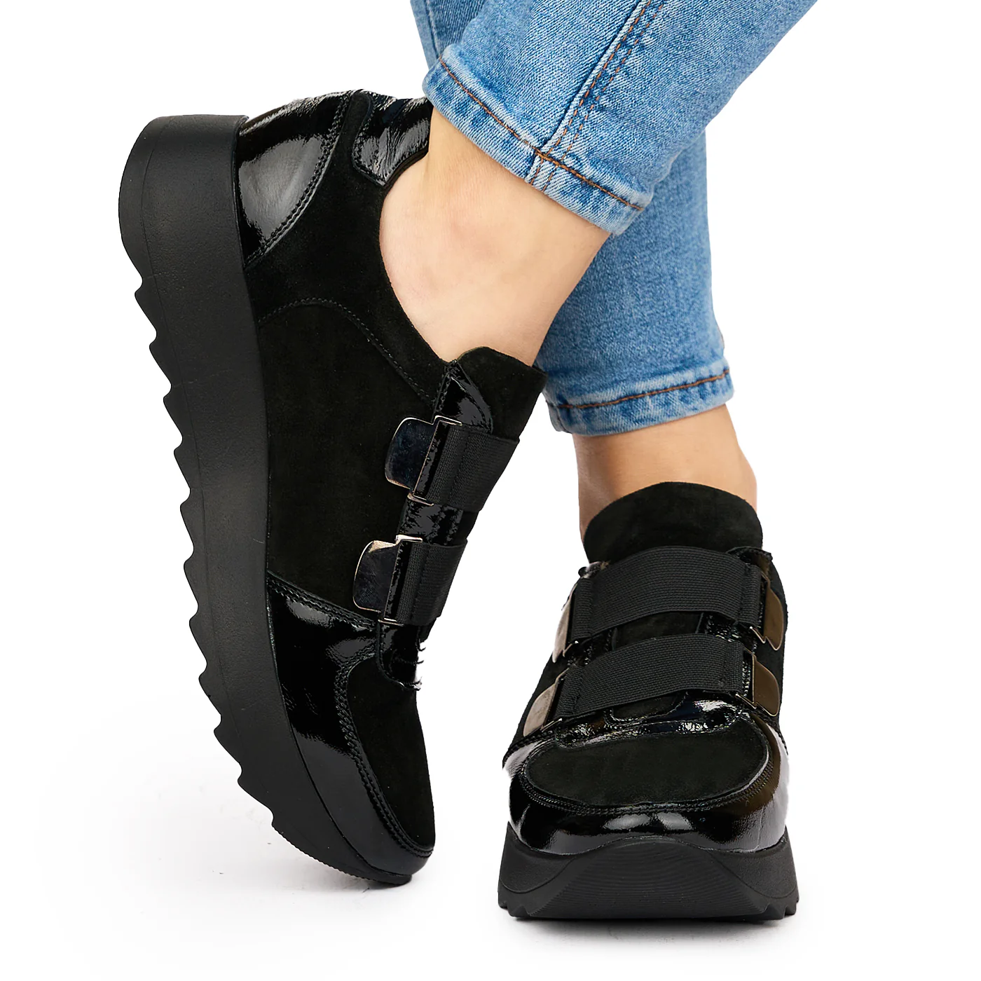 Pantofi casual din piele naturala 8073 - Image 3