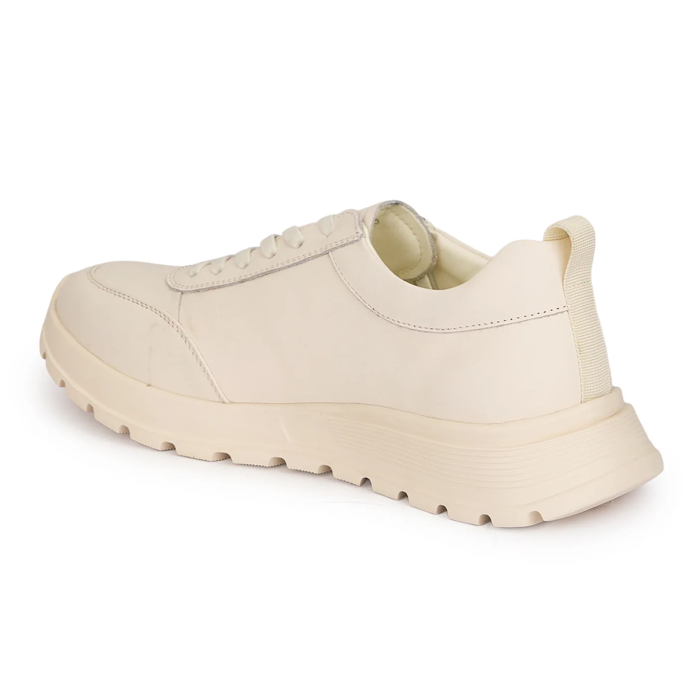 Pantofi barbati casual din piele naturala alba 7909 - Image 2