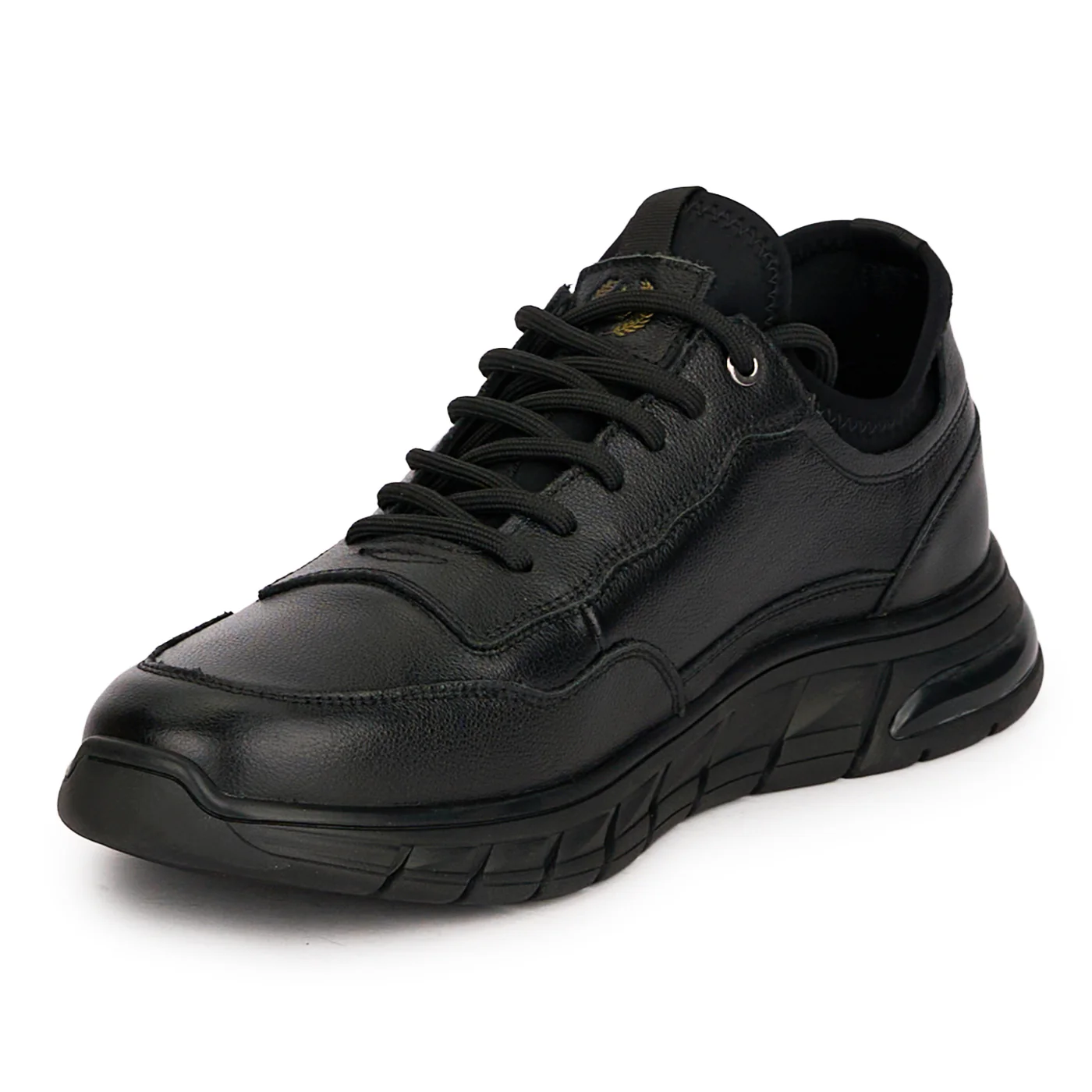 Pantofi barbati casual din piele naturala neagra 7907 - Image 3