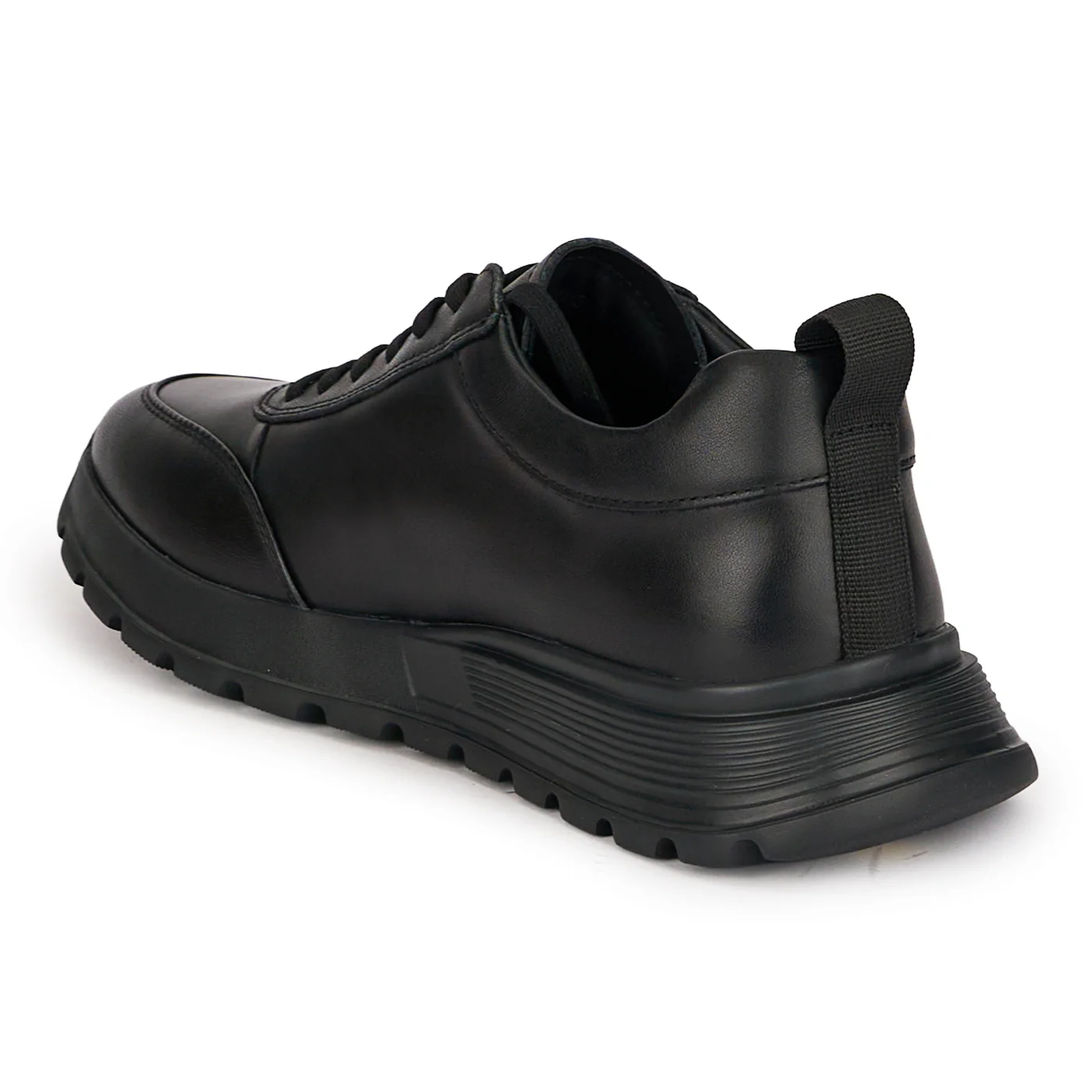 Pantofi barbati casual din piele naturala neagra 7908 - Image 2