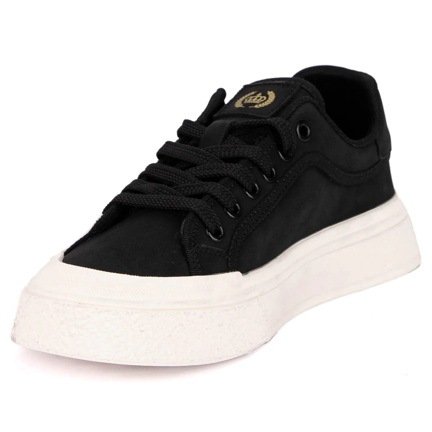 Pantofi barbati casual din piele naturala neagra 7917 - Image 3