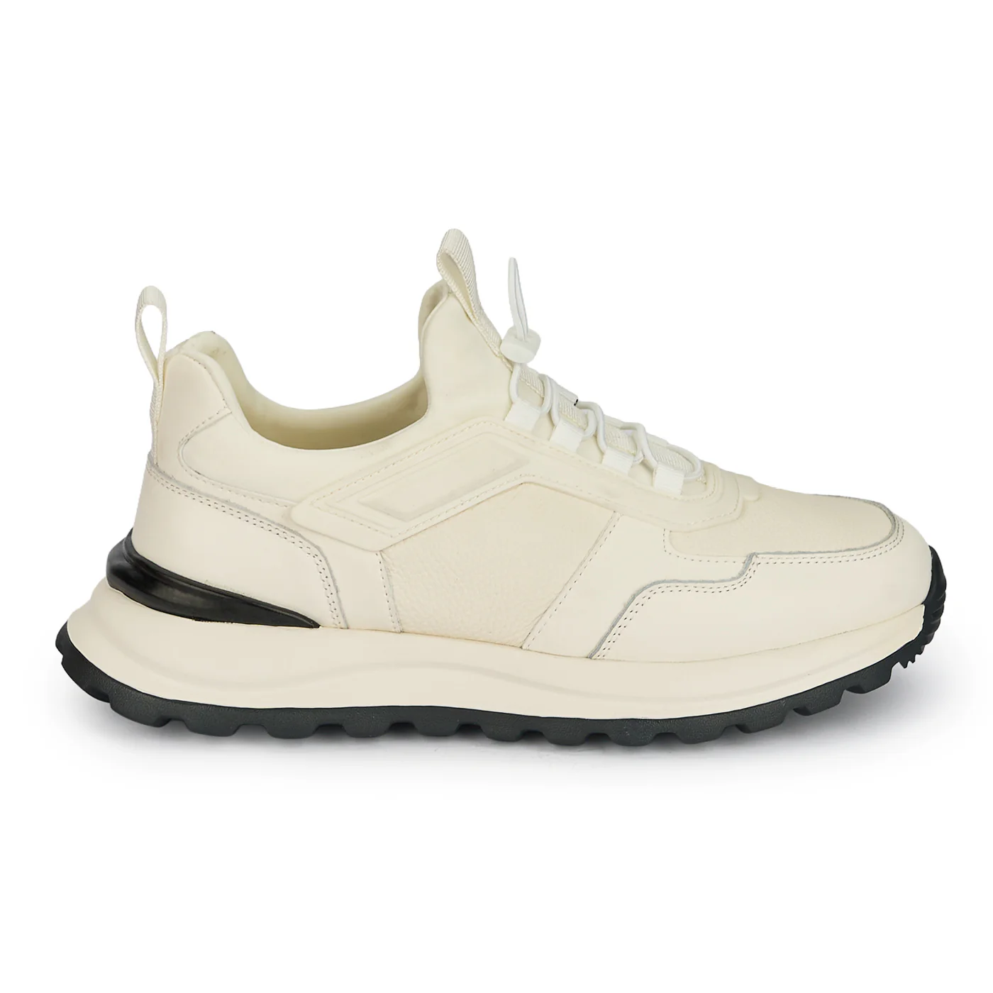 Pantofi barbati din piele naturala alba 20043