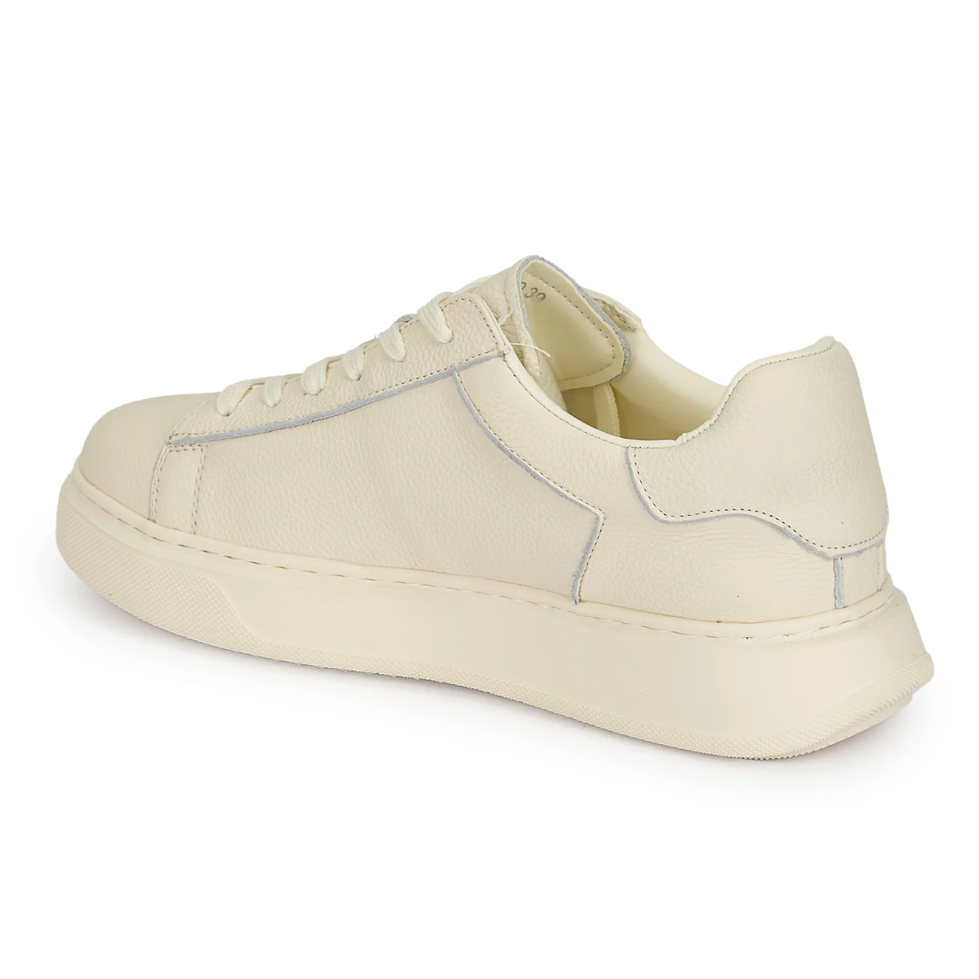 Pantofi barbati din piele naturala alba 20047 - Image 2
