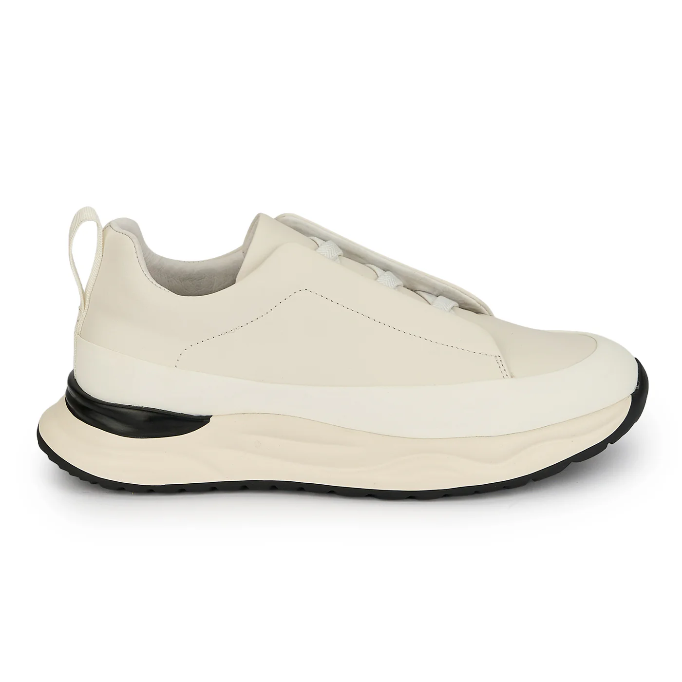 Pantofi barbati din piele naturala alba 20050