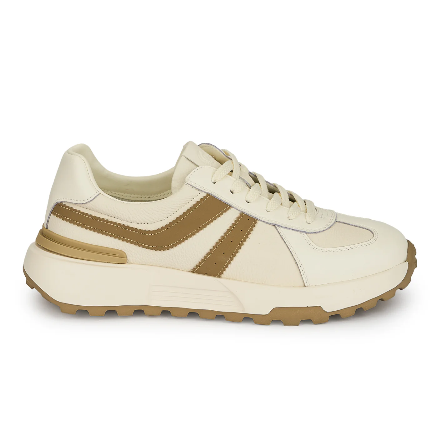 Pantofi barbati din piele naturala alba 20057