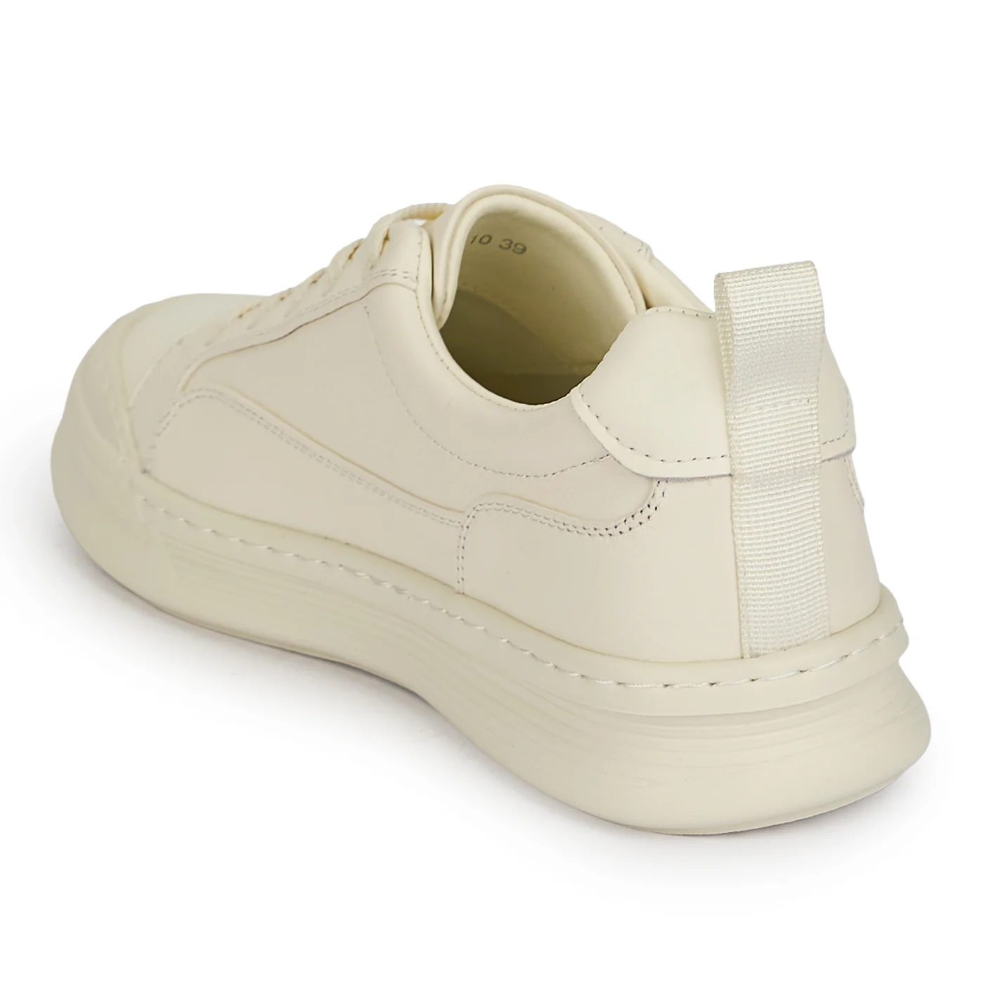 Pantofi barbati din piele naturala alba 20069 - Image 2