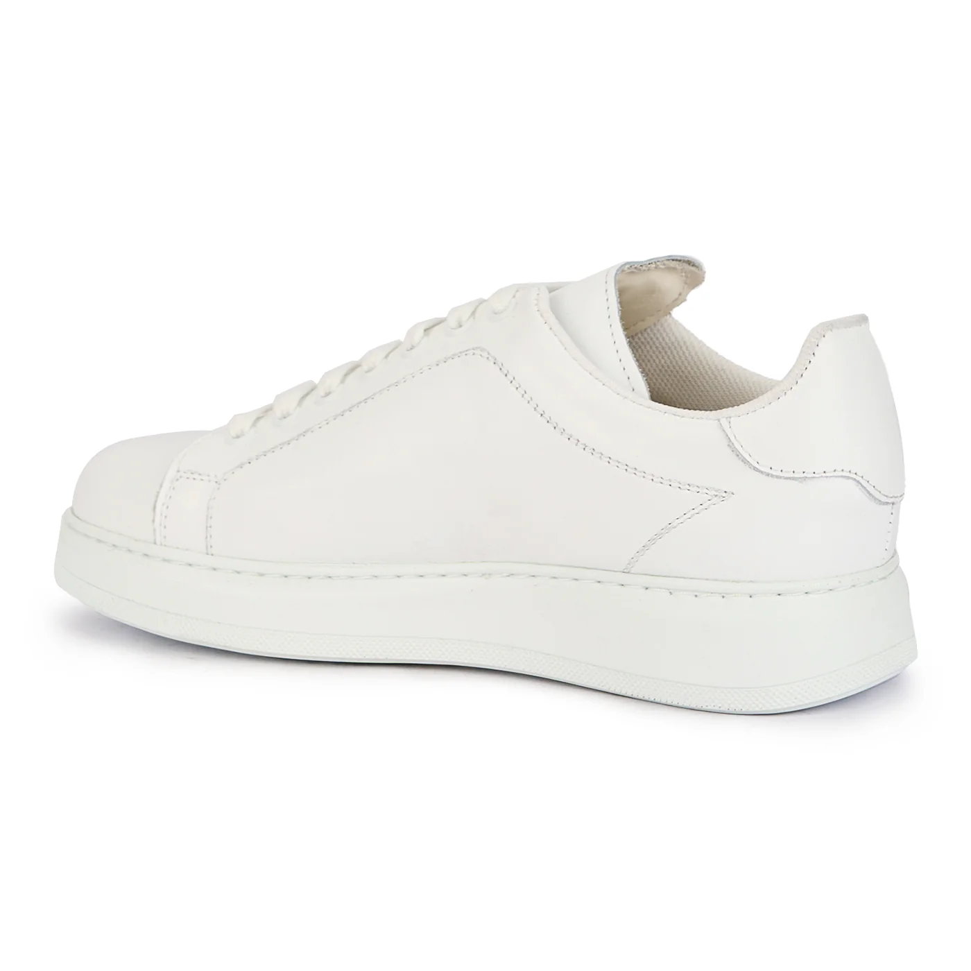 Pantofi barbati din piele naturala alba 7748 - Image 2