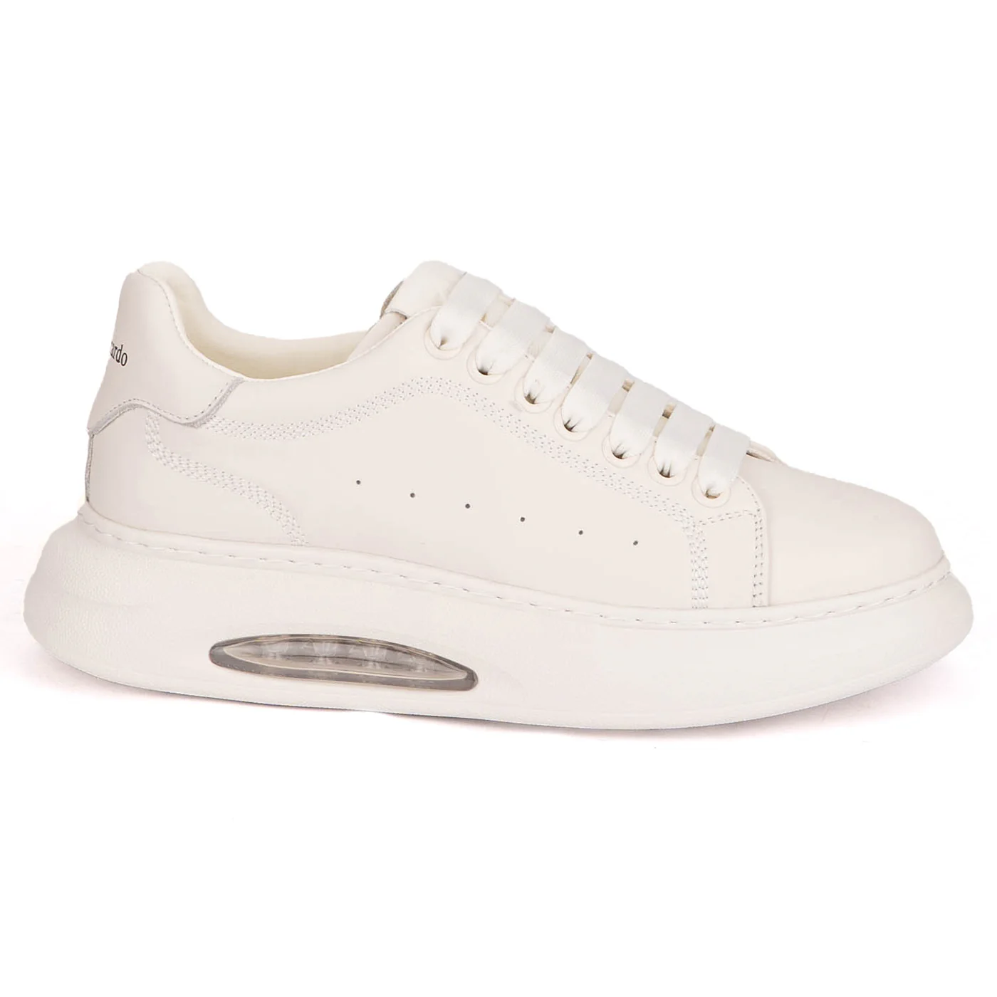 Pantofi barbati din piele naturala alba 7926