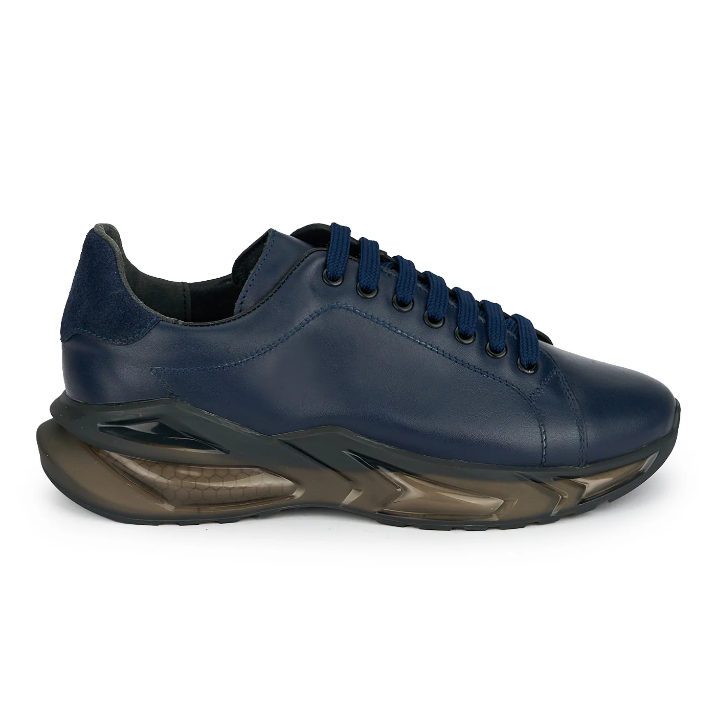 Pantofi barbati din piele naturala bleumarin 20033