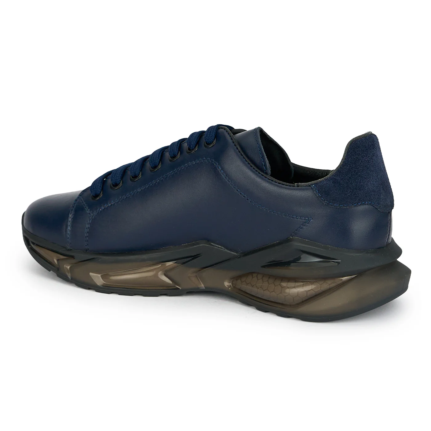 Pantofi barbati din piele naturala bleumarin 20033 - Image 2