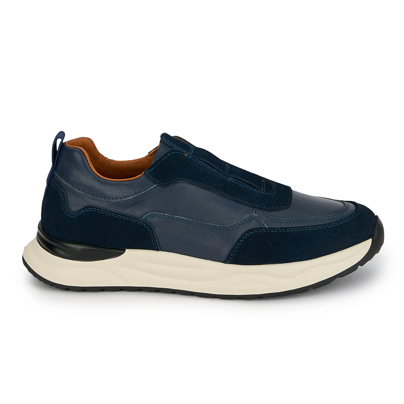 Pantofi barbati din piele naturala bleumarin 20070