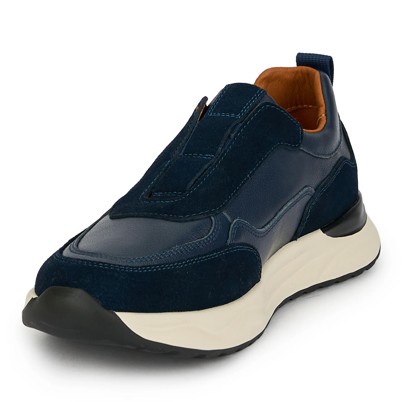 Pantofi barbati din piele naturala bleumarin 20070 - Image 3