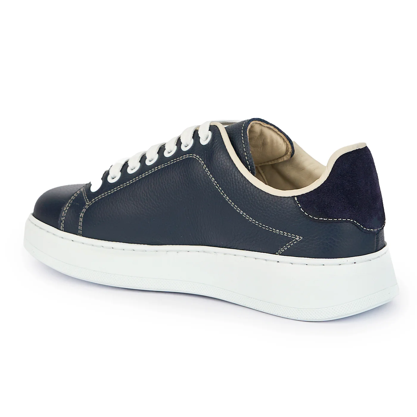 Pantofi barbati din piele naturala bleumarin 7641 - Image 2