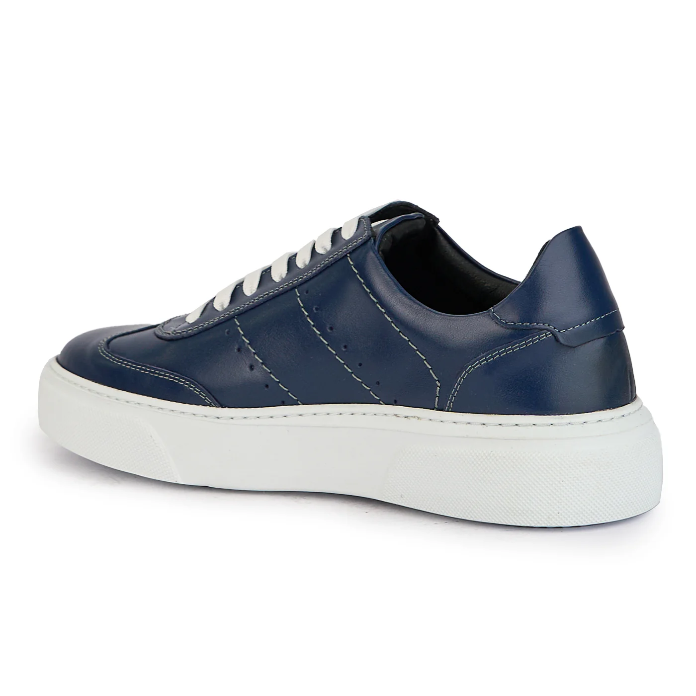 Pantofi barbati din piele naturala bleumarin 7814 - Image 2