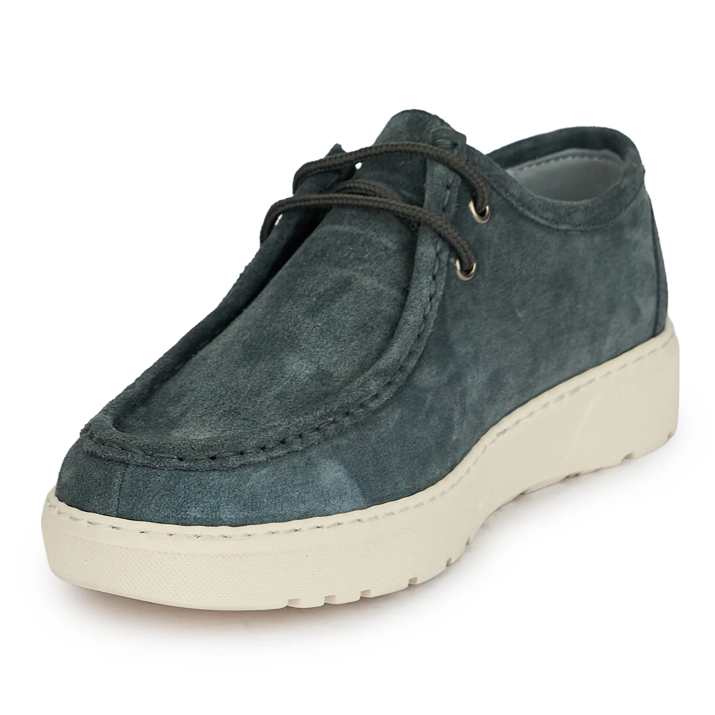 Pantofi barbati din piele naturala gri 20193 - Image 3