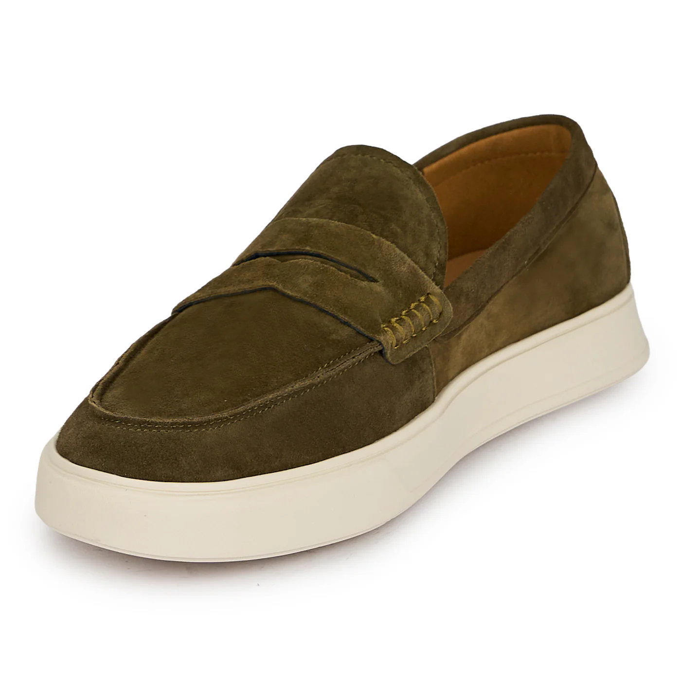Pantofi barbati din piele naturala kaki 20161 - Image 3