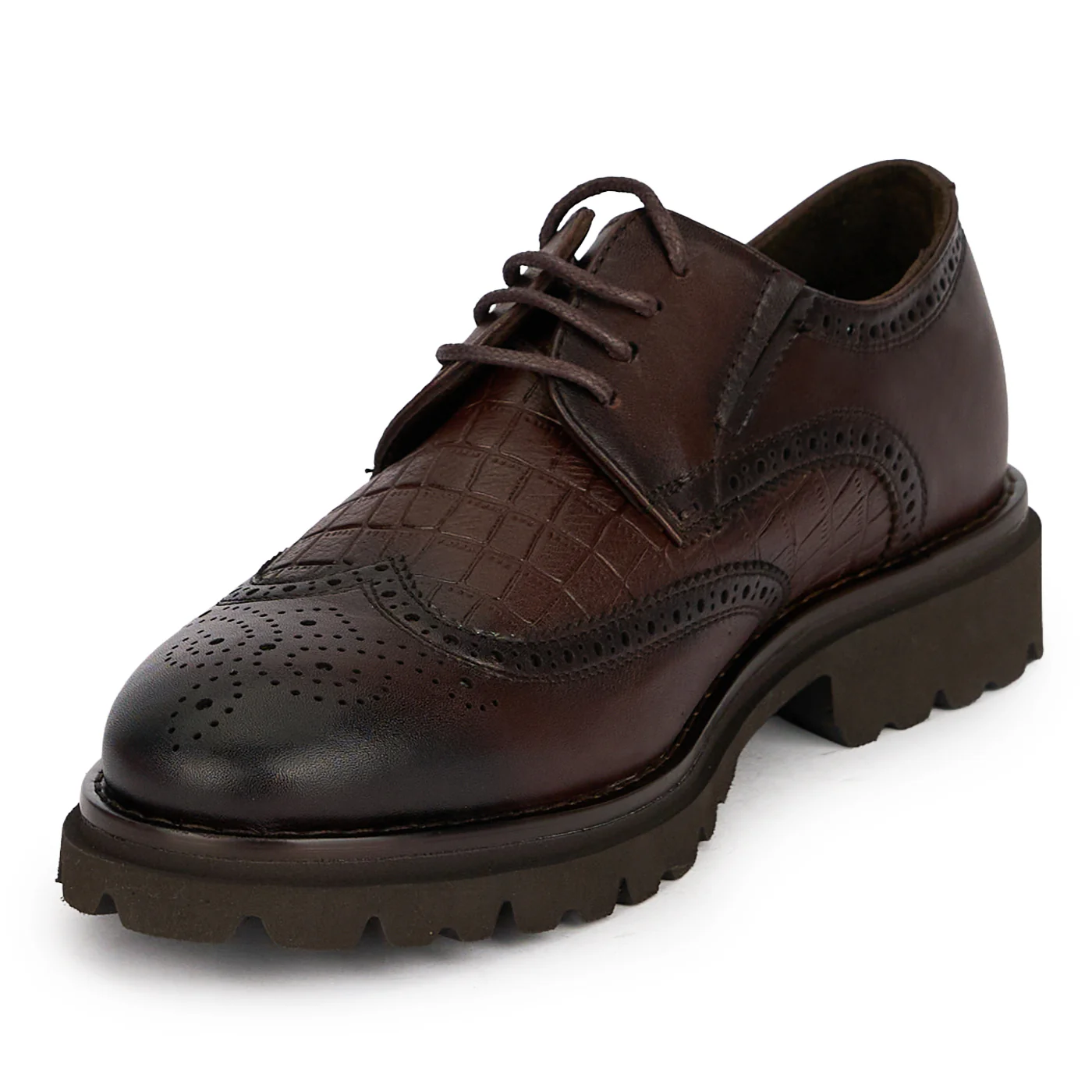 Pantofi barbati din piele naturala maro 20197 - Image 3