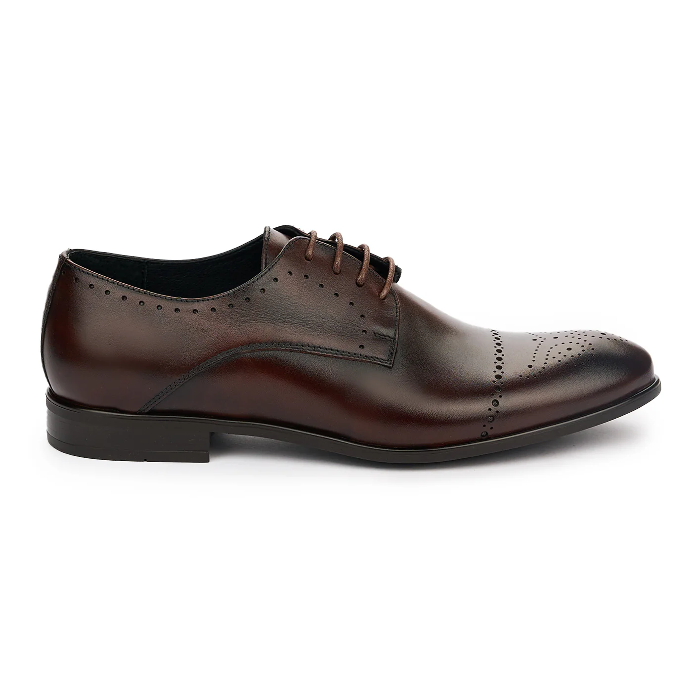 Pantofi barbati din piele naturala maro 7436