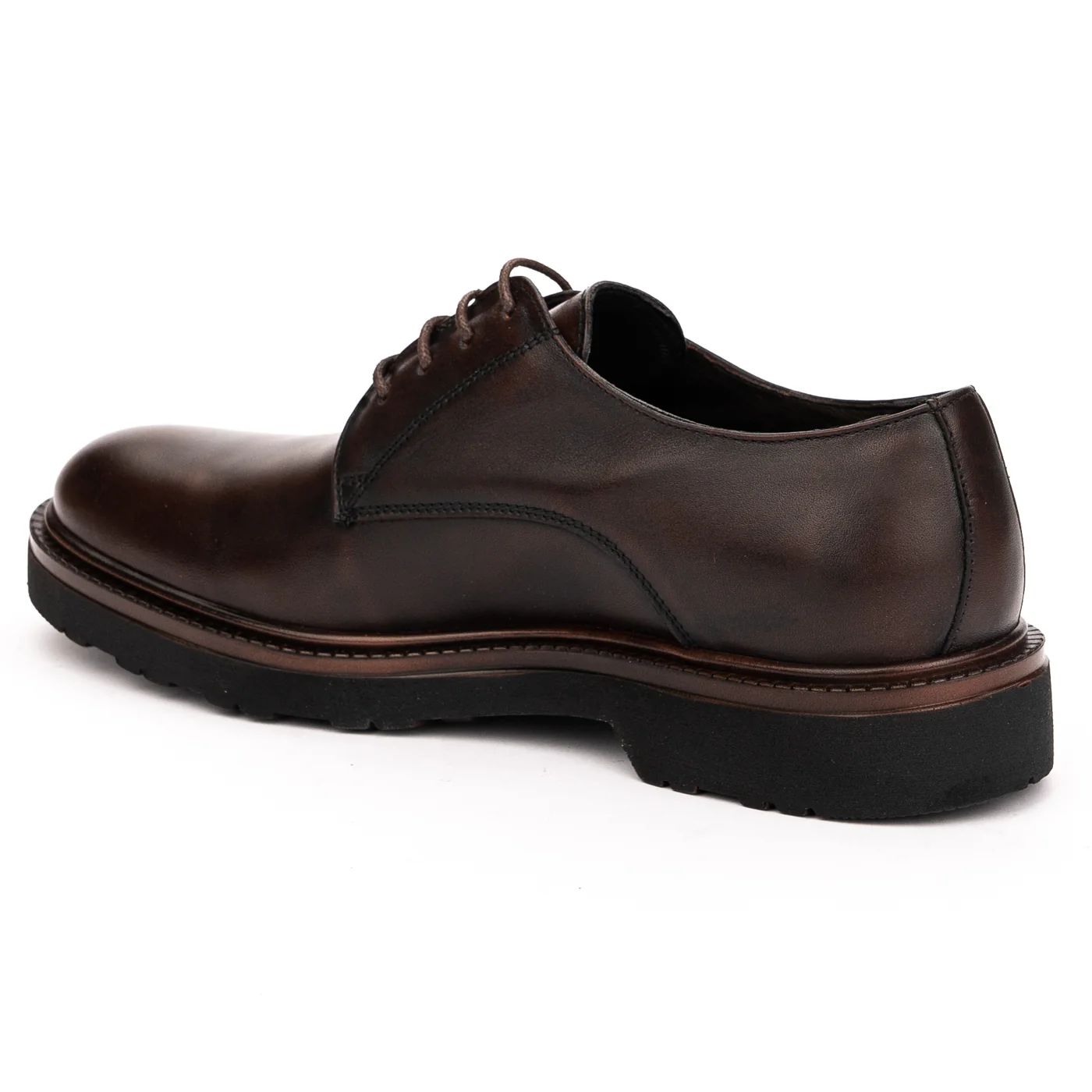Pantofi barbati din piele naturala maro 7463 - Image 2
